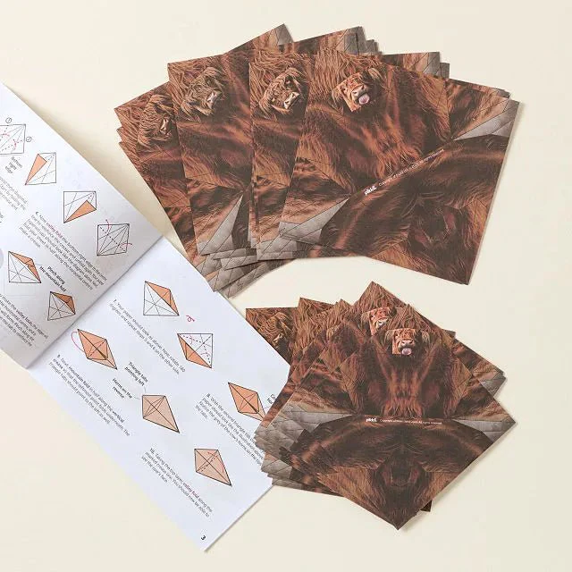 Paper Highland Cows Origami Kit - Image 5