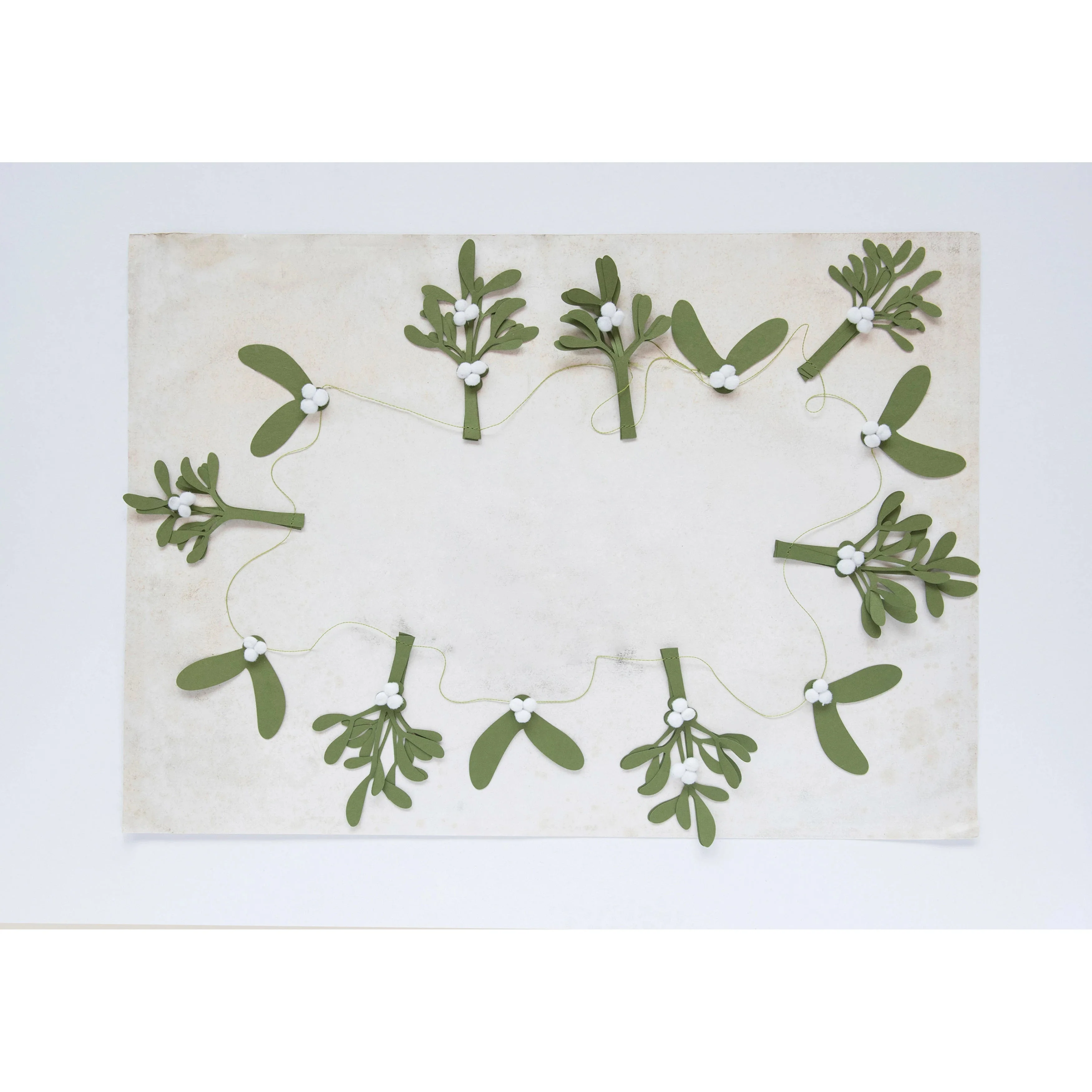 Paper Mistletoe Garland - Image 2