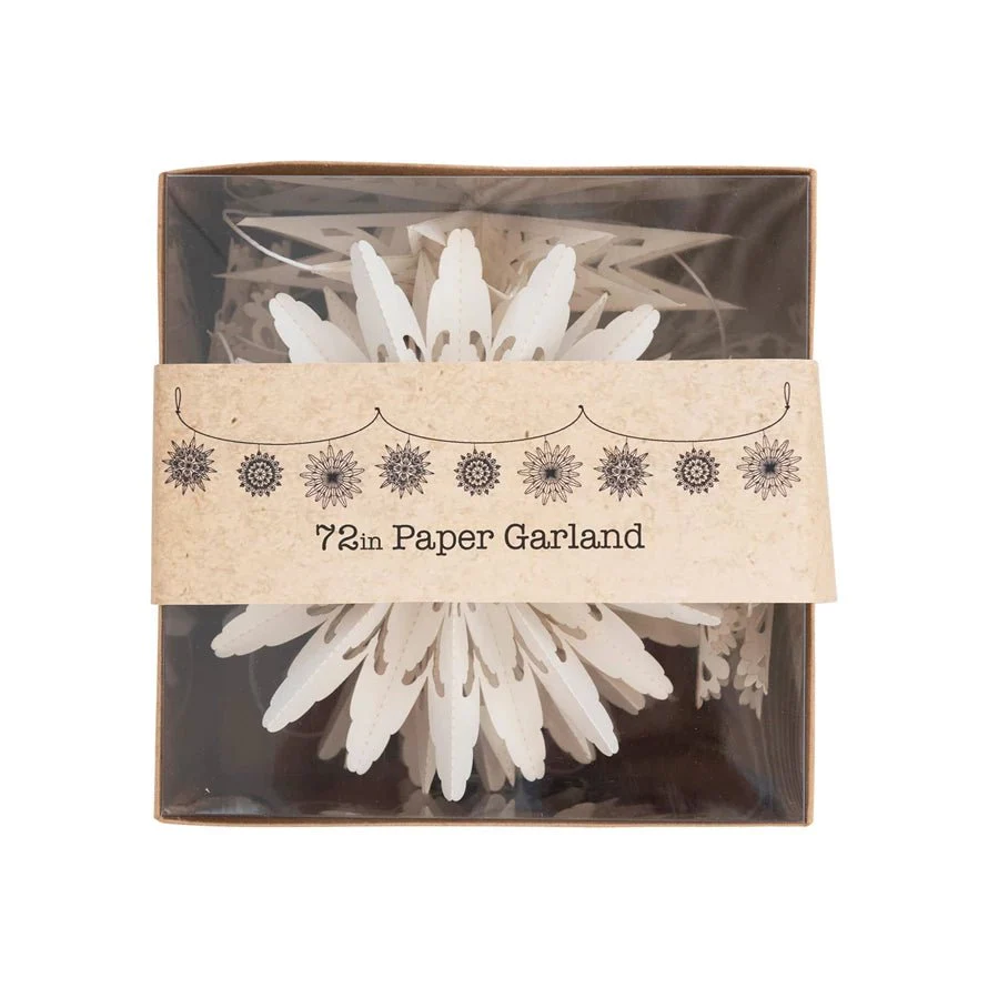 Paper Snowflake Garland - Image 3