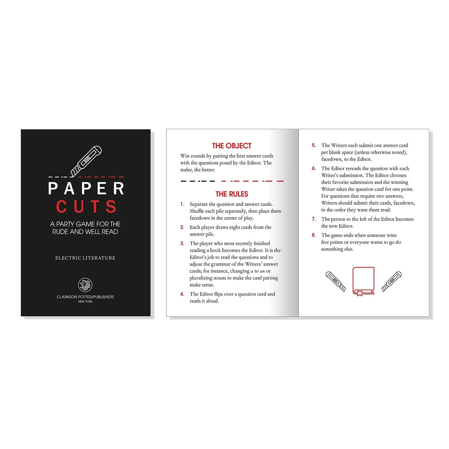Papercuts: A Party Game for the Rude and Well-Read - Image 3
