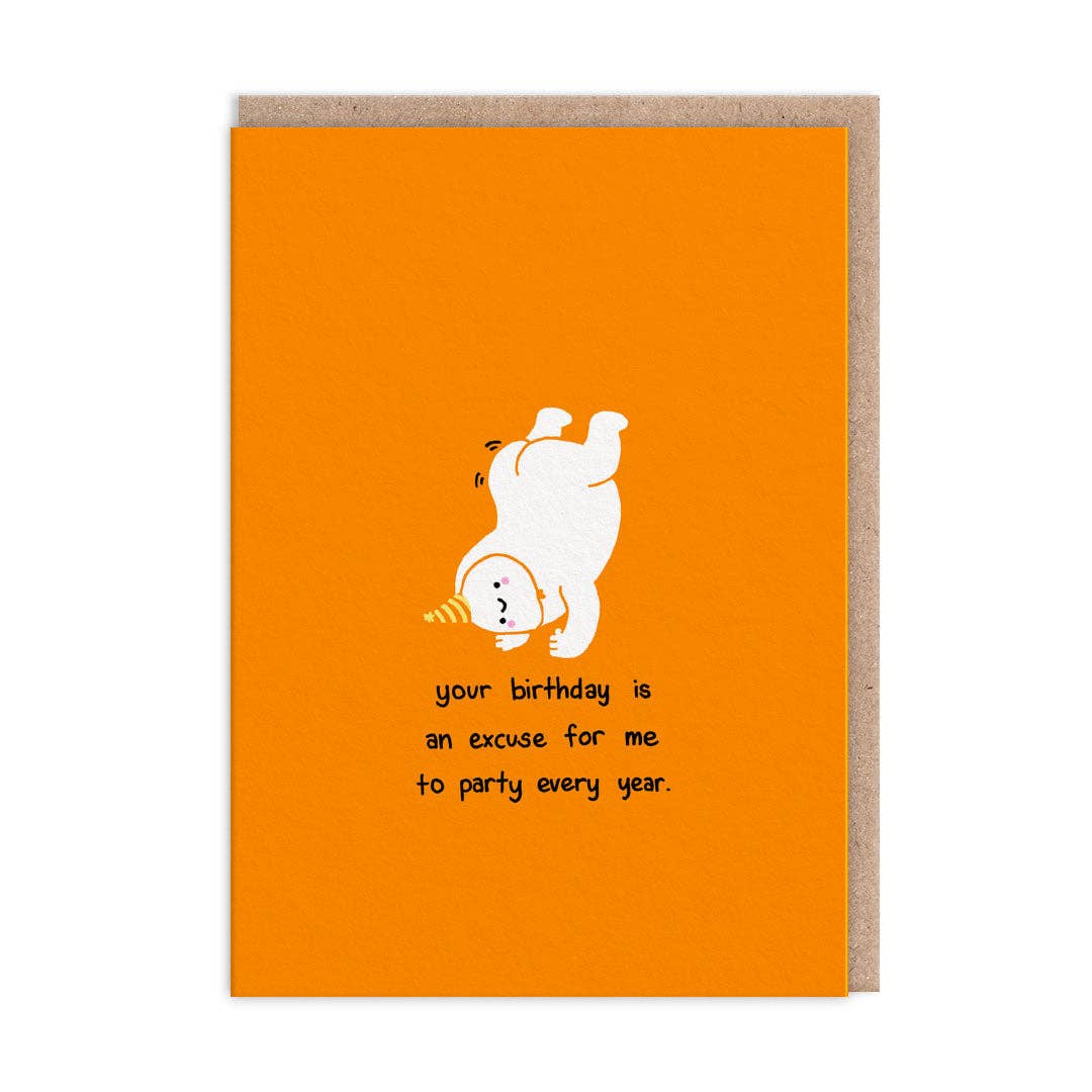 Party Every Year Birthday Card