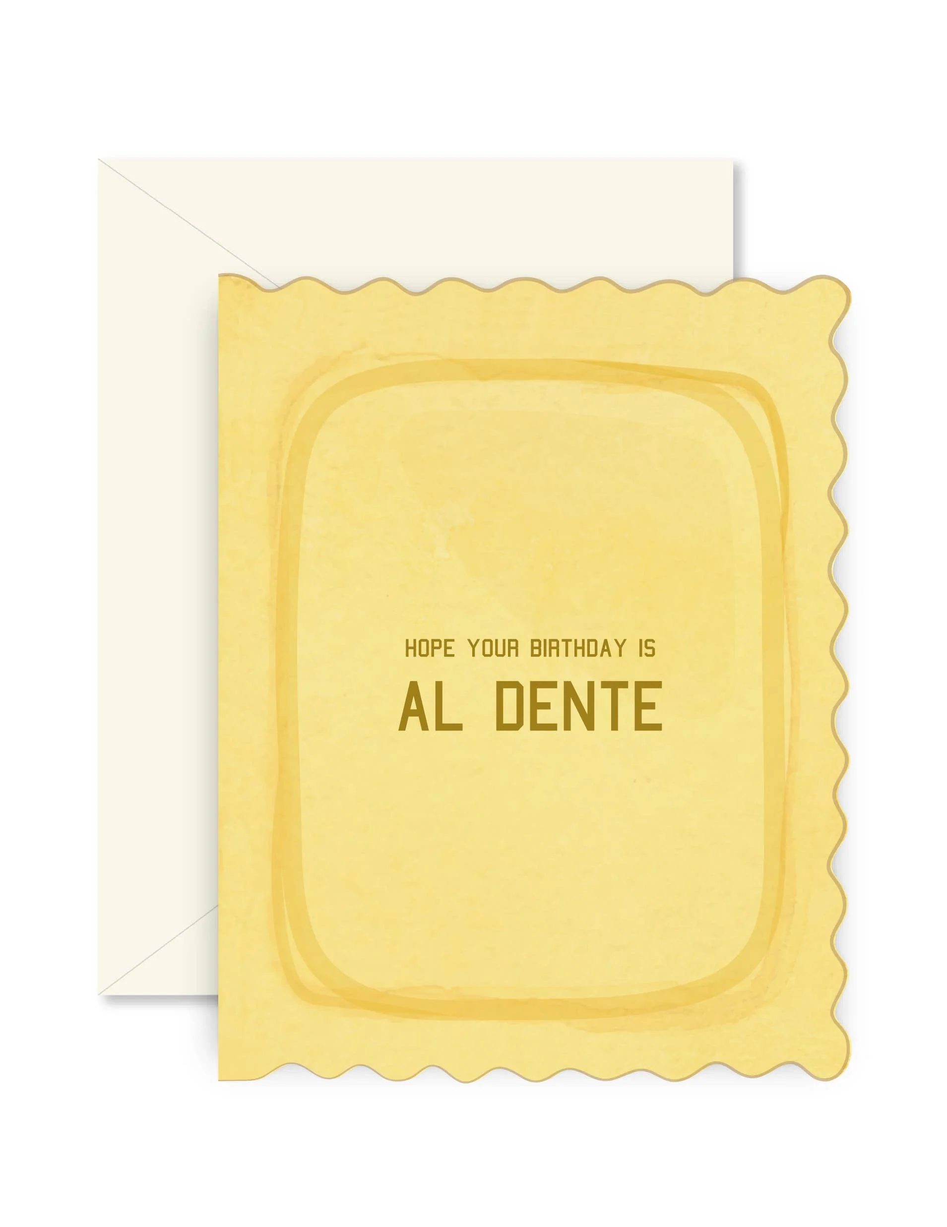 Pasta Al Dente Birthday Card