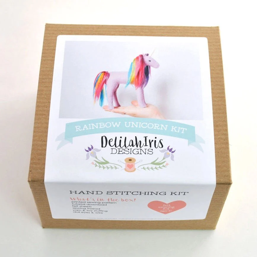 Lavender Rainbow Unicorn Felt Craft Kit - Image 2