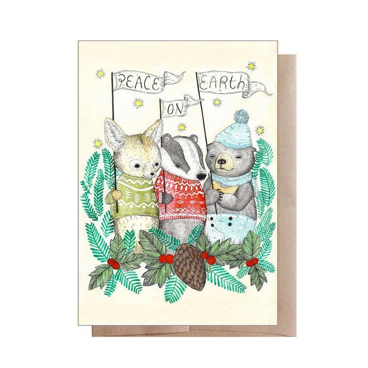 Peace on Earth Holiday Card