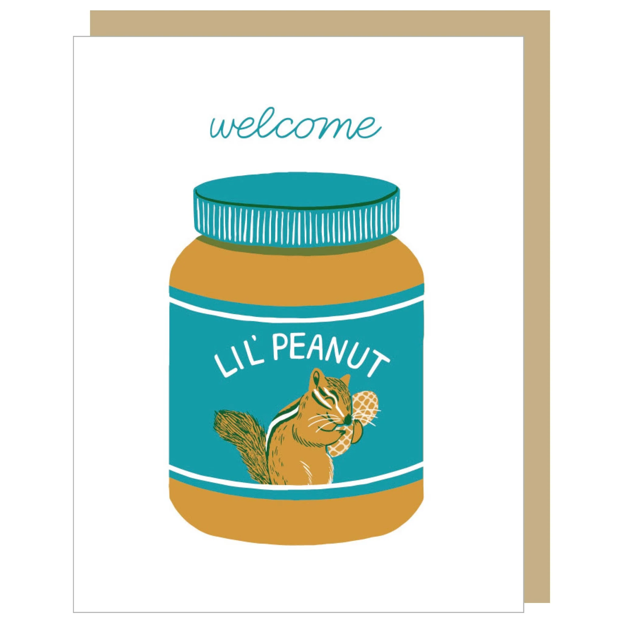 Peanut Butter Jar Baby Card - Image 2