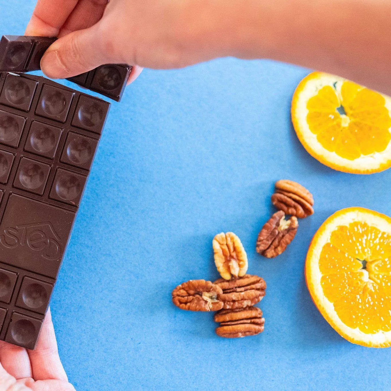 Pecan Orange Spice Chocolate Bar - Image 2