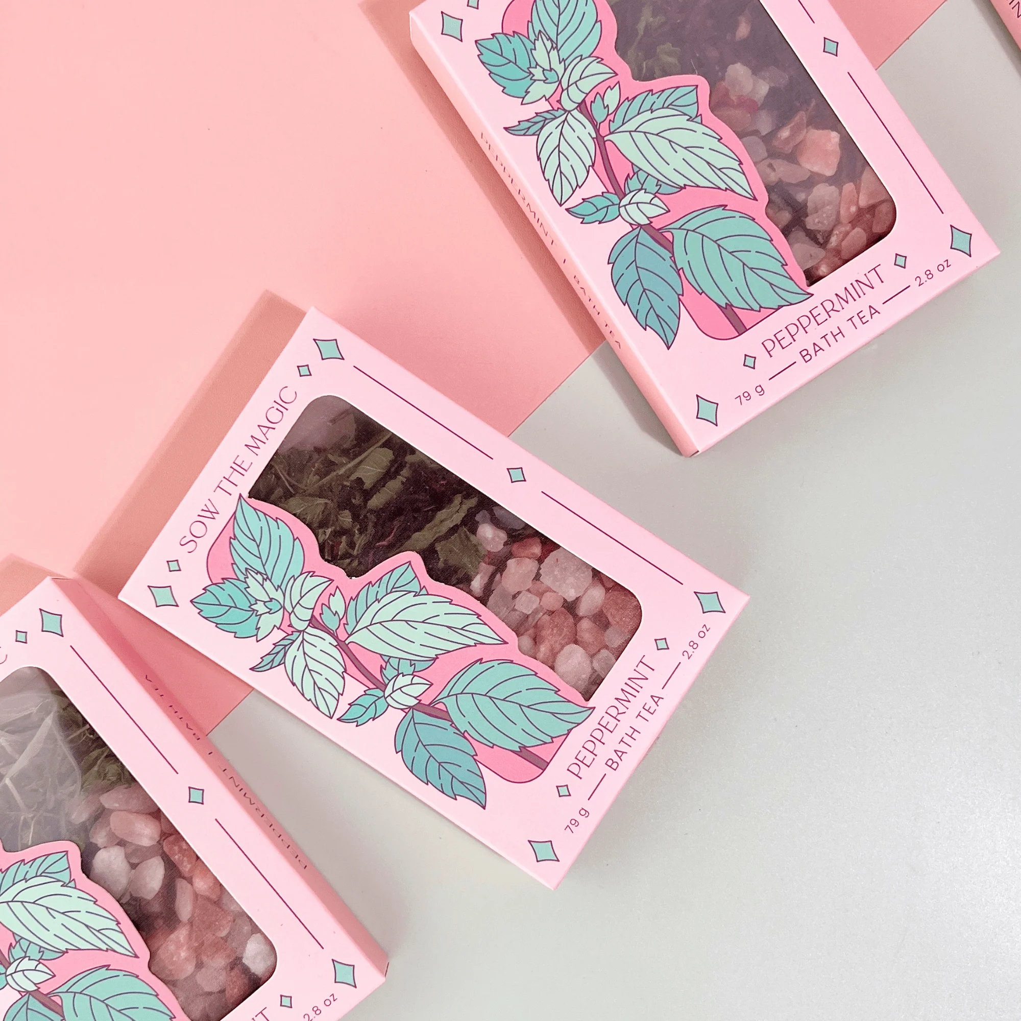Peppermint Tarot Botanical Bath Tea