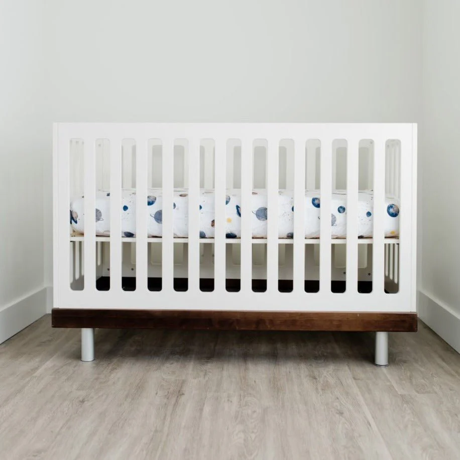 Cotton Percale Crib Sheet: Planetary - Image 5