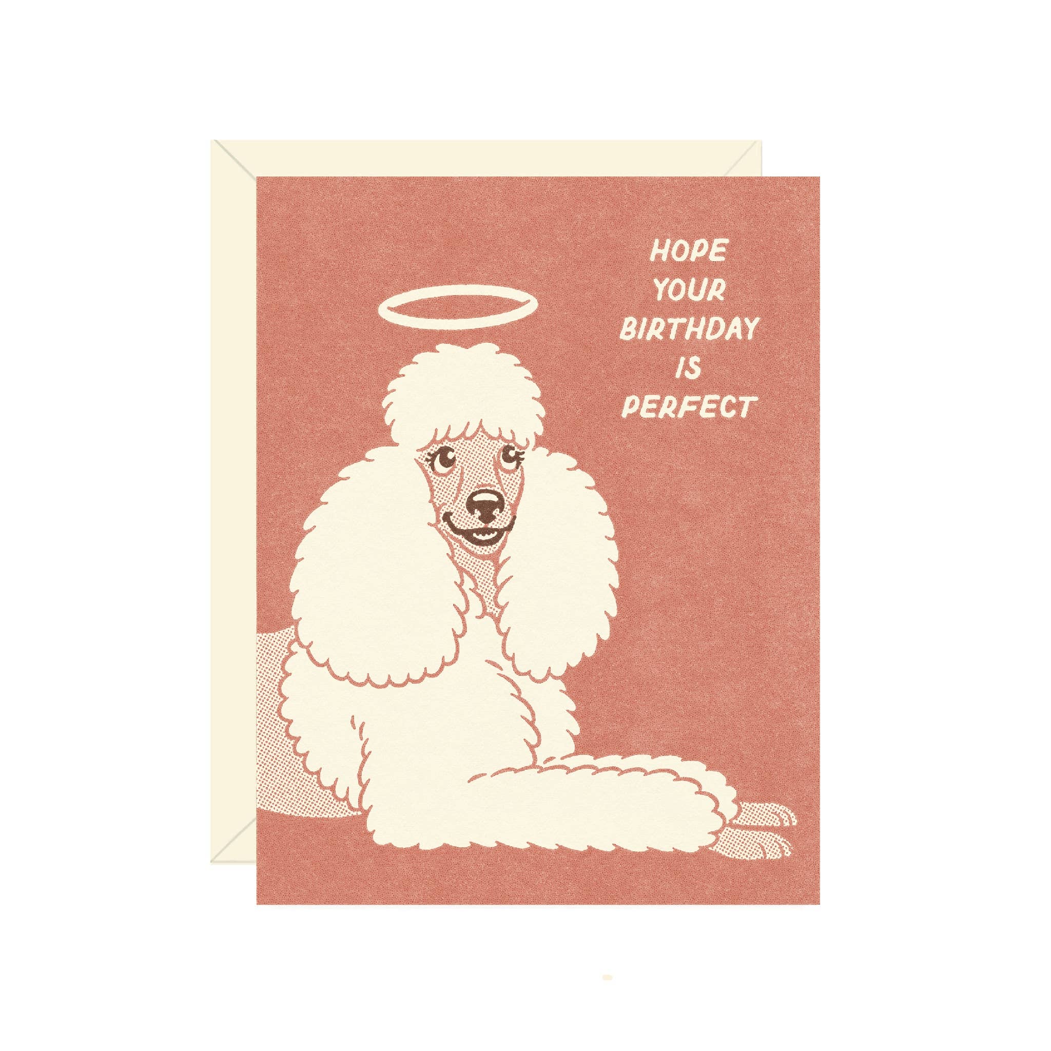 Perfect Poodle Birthday Greeting Card