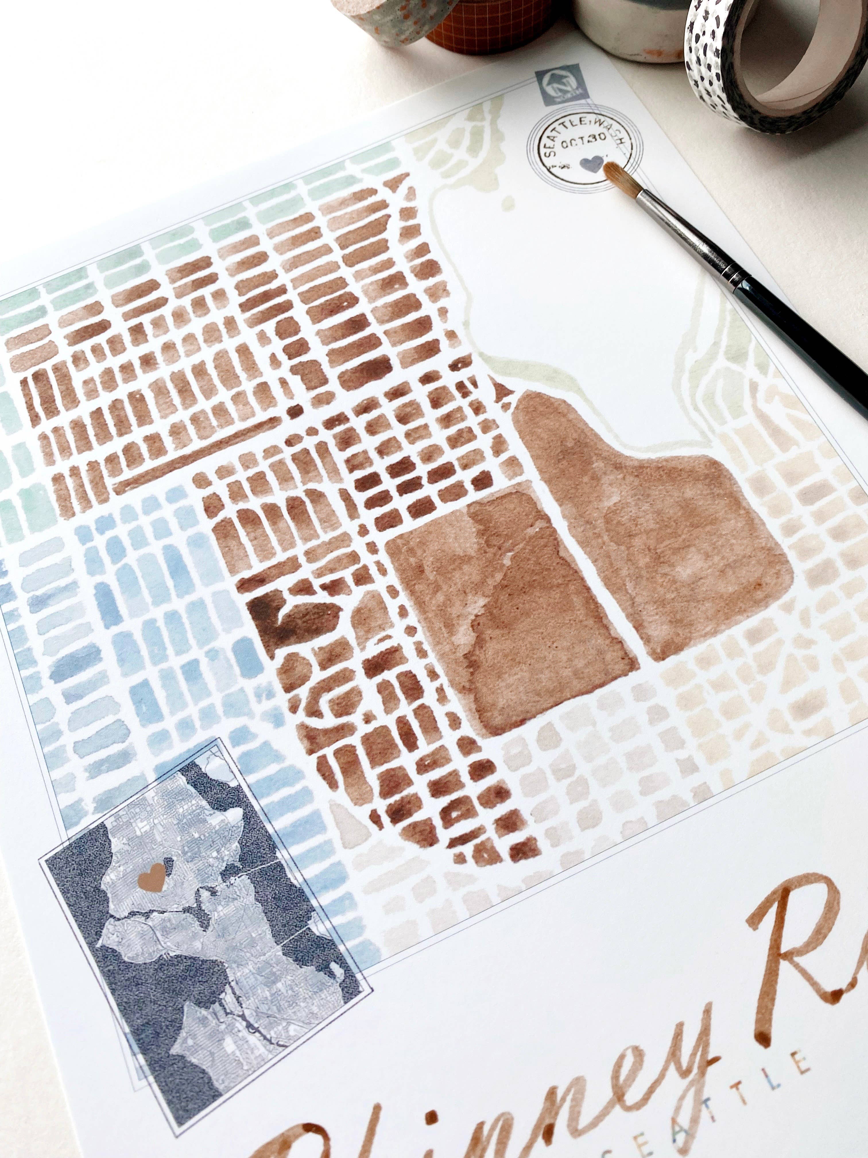 Phinney Ridge Neighborhood Map Print - Image 2