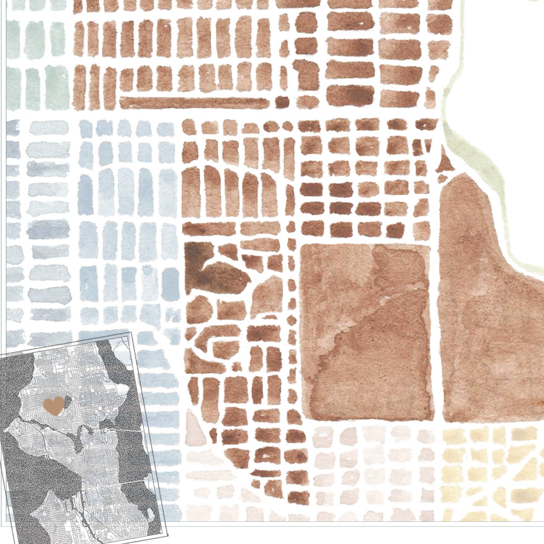 Phinney Ridge Neighborhood Map Print - Image 3