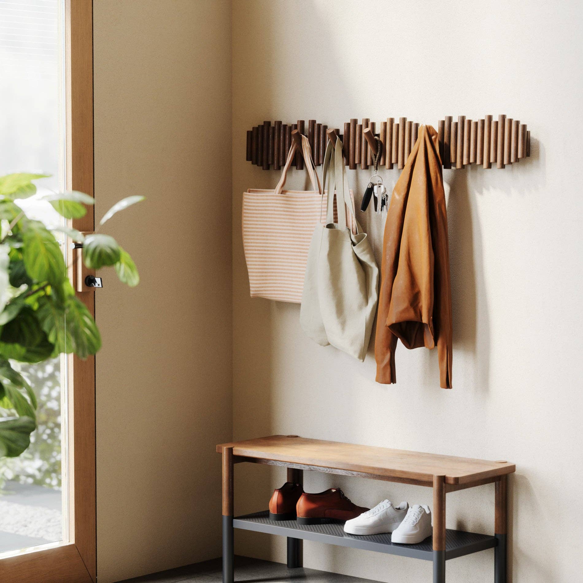 Picket Wall-Mounted Rack - Image 2