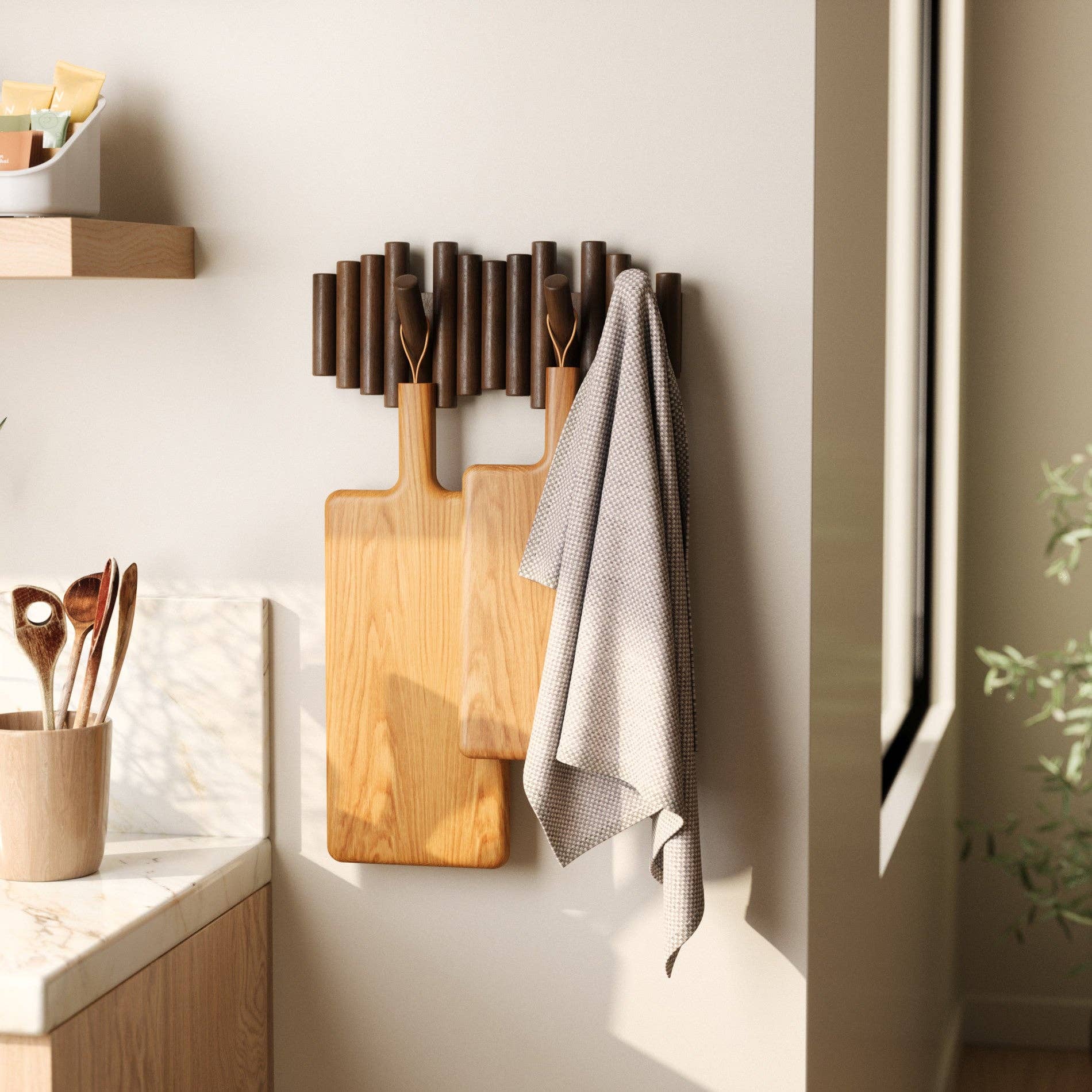 Picket Wall-Mounted Rack - Image 4