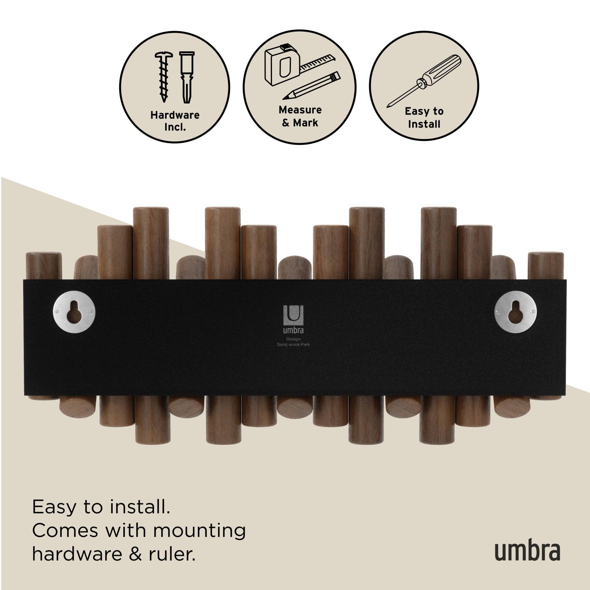 Picket Wall-Mounted Rack - Image 6