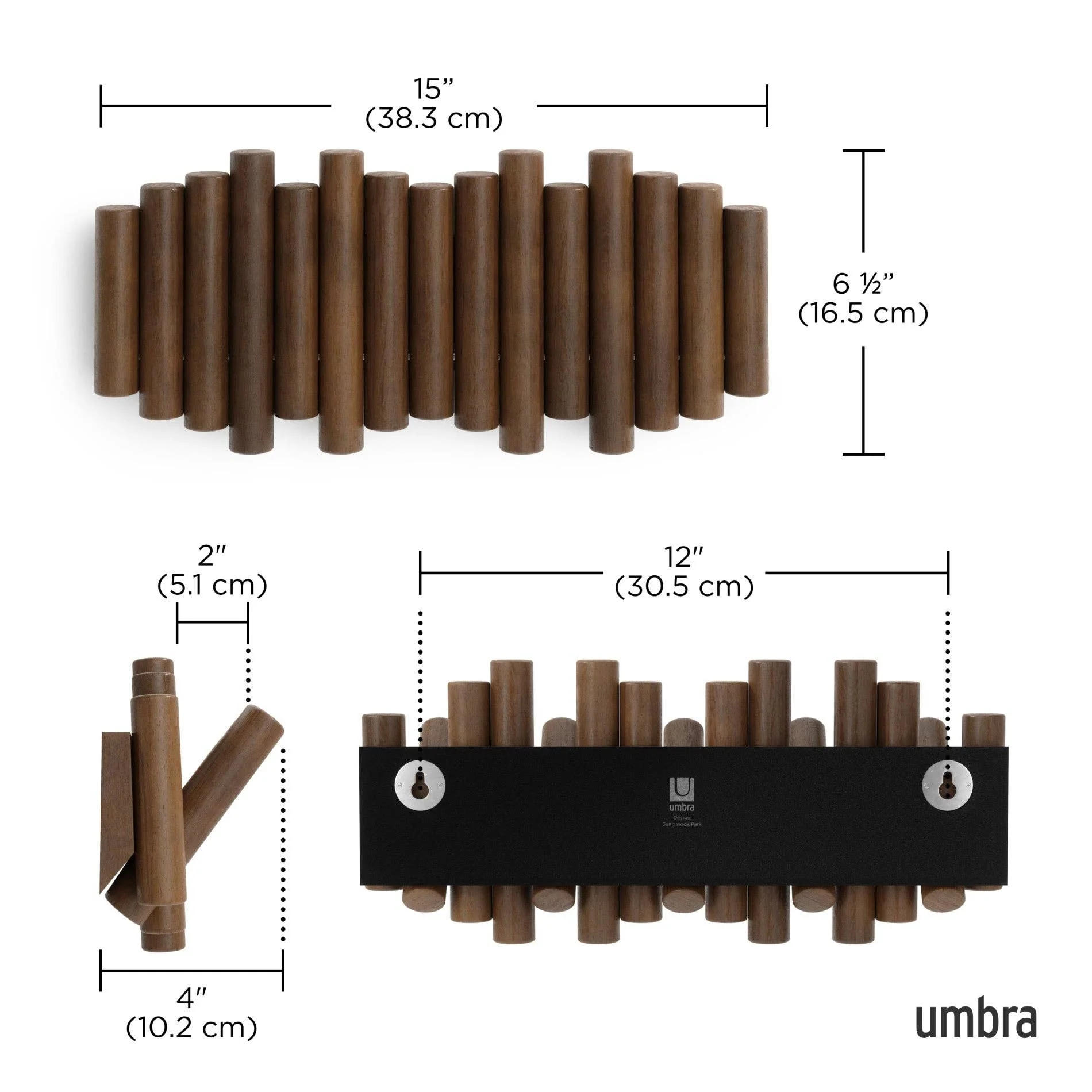 Picket Wall-Mounted Rack - Image 7