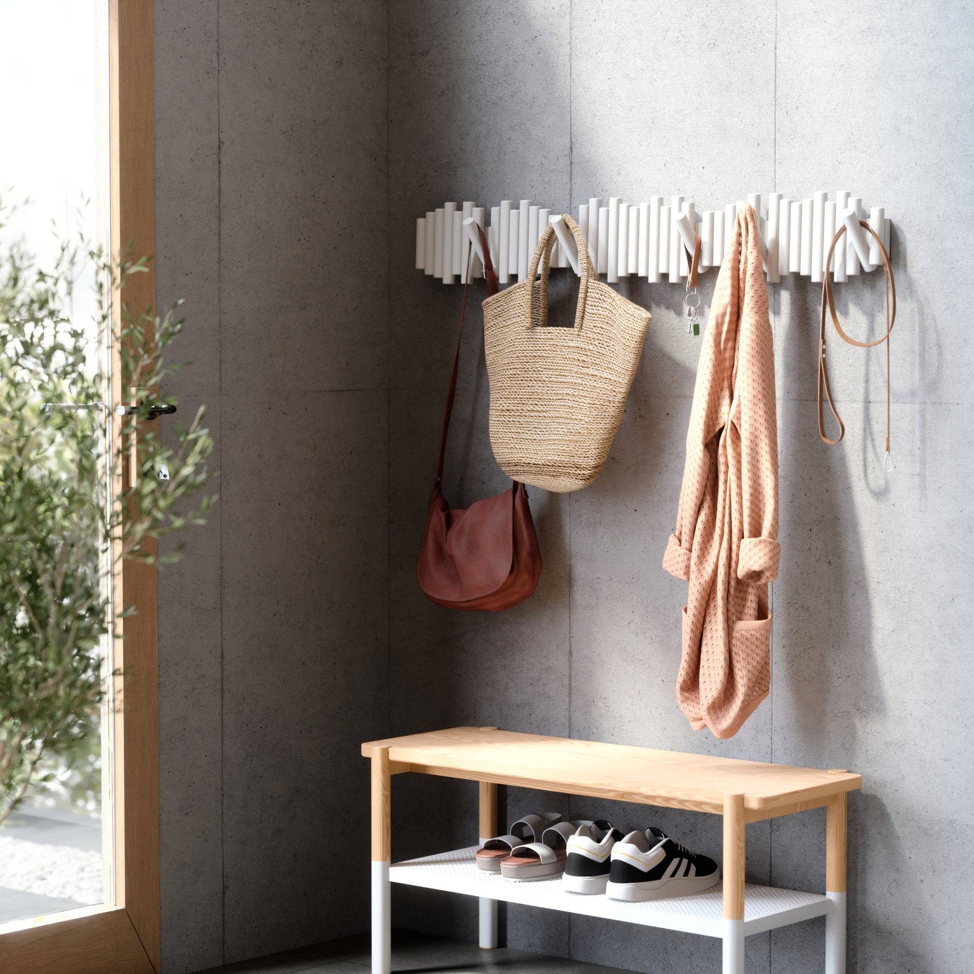 Picket Wall-Mounted Rack - Image 8