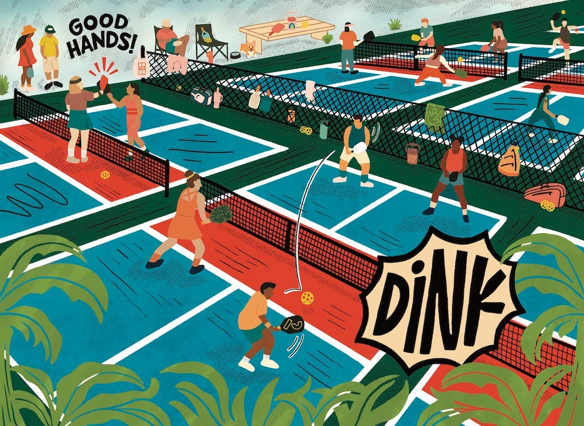 Pickleball Party - 1,000 Piece Jigsaw Puzzle - Image 2
