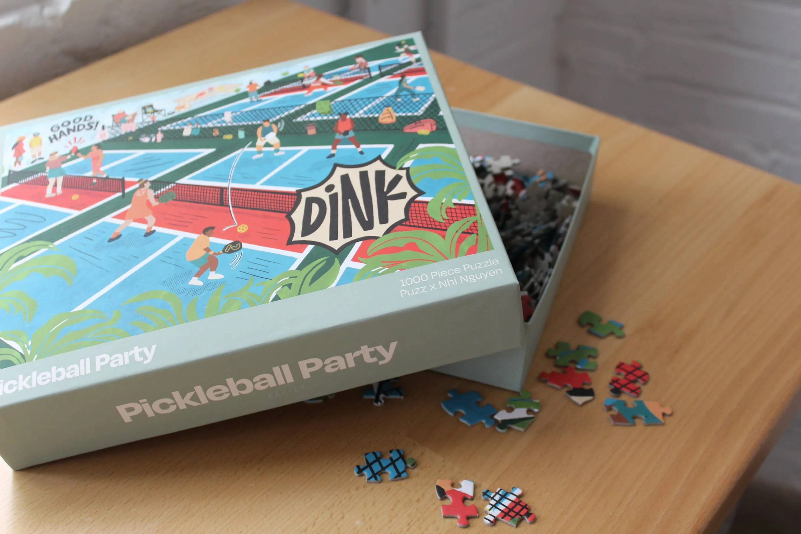 Pickleball Party - 1,000 Piece Jigsaw Puzzle - Image 3