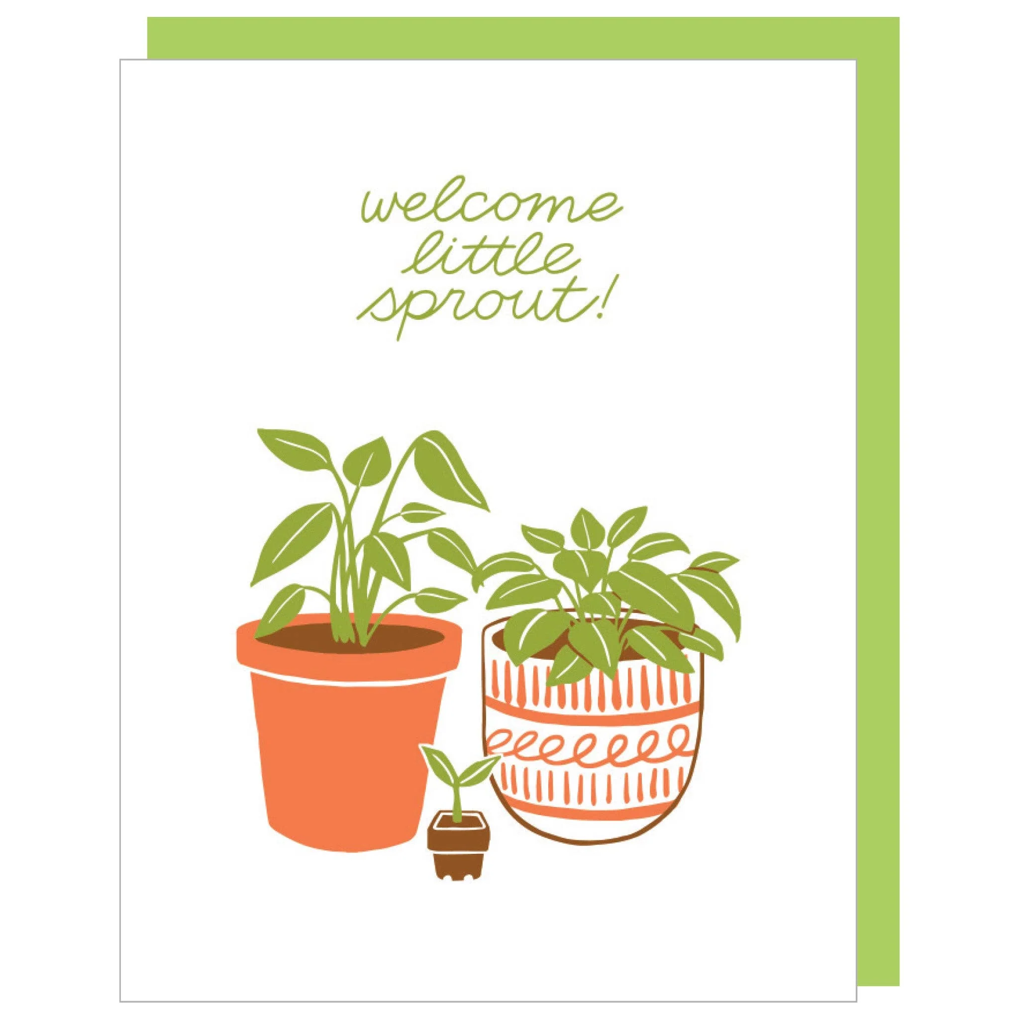 Plant Sprout Baby Card - Image 2