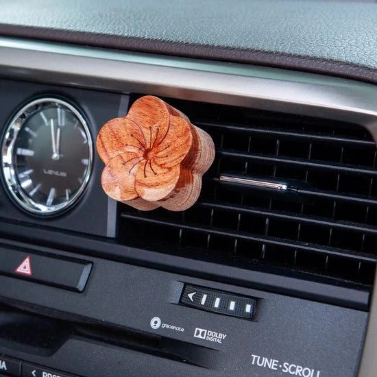 Plum Blossom Wood Diffuser For Car - Image 3