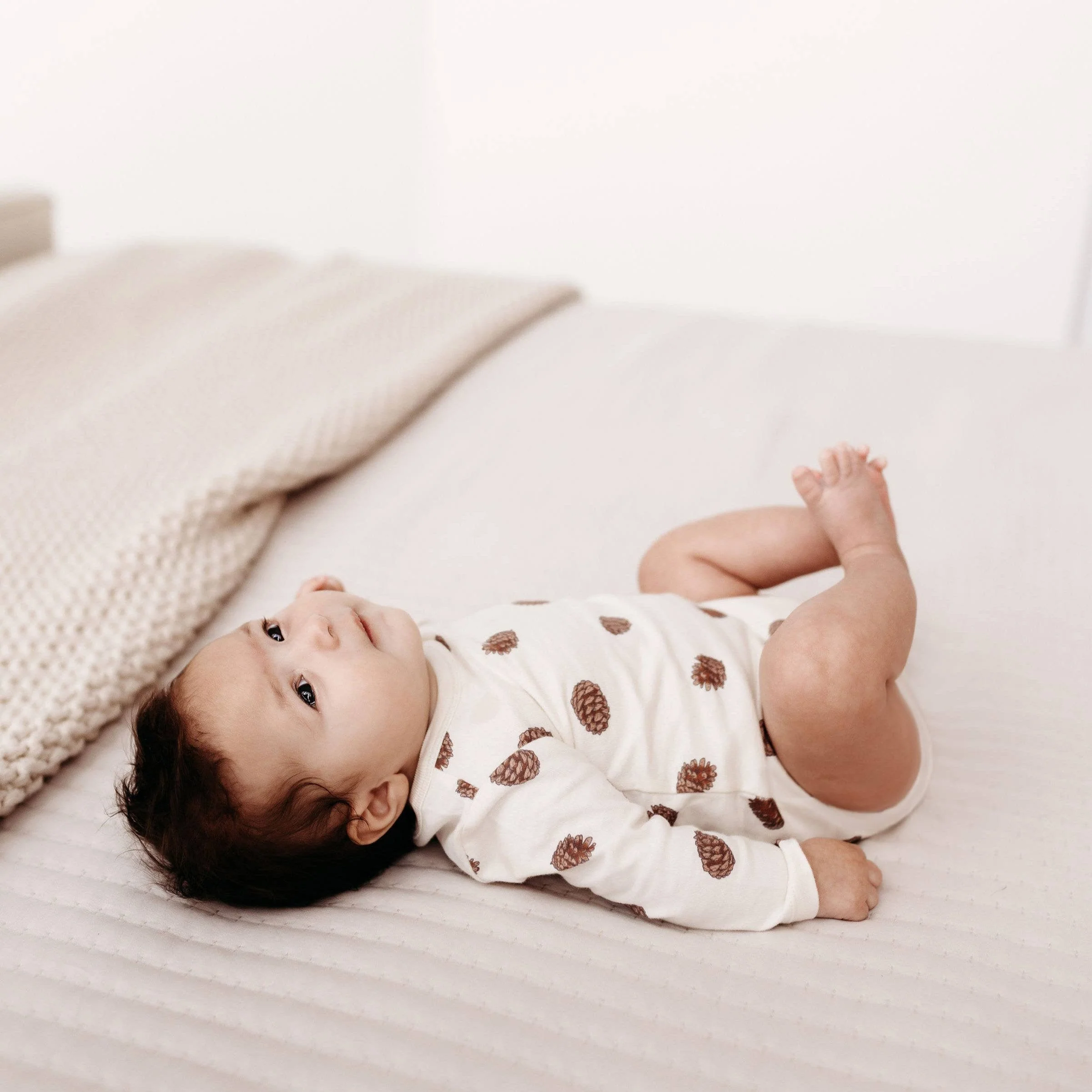 Pinecone Long Sleeve Onesie - Image 2