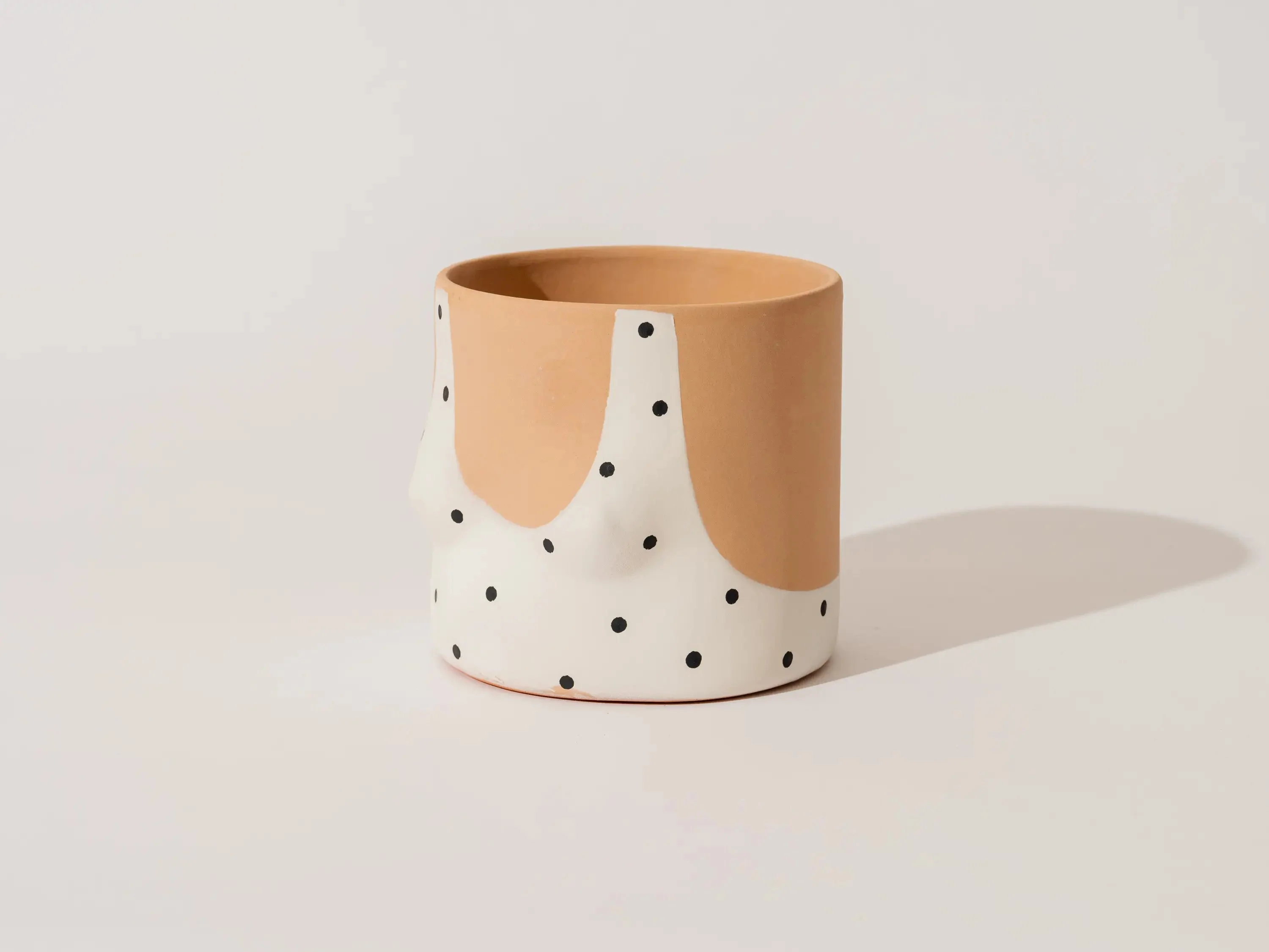 Boobs Planter: Light Polka-Dots - Image 2