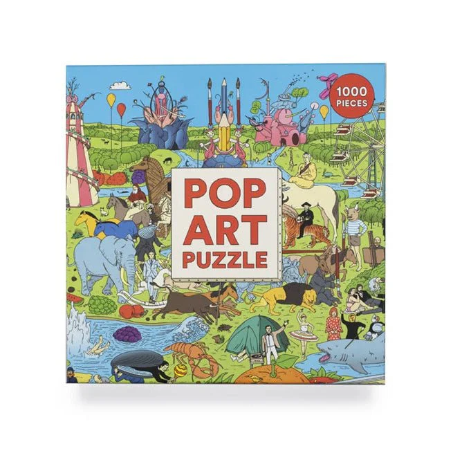 Pop Art: Spot the Artists 1000 Piece Puzzle