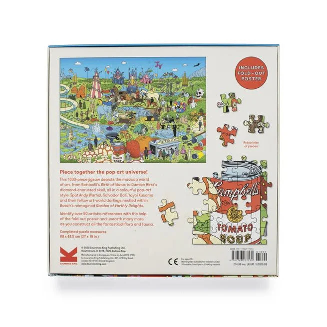 Pop Art: Spot the Artists 1000 Piece Puzzle - Image 3