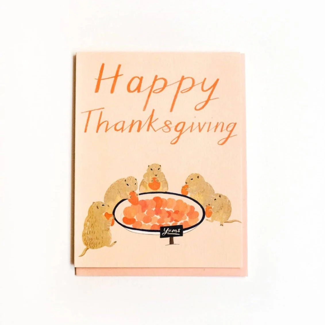 Prairie Dogs Thanksgiving Card