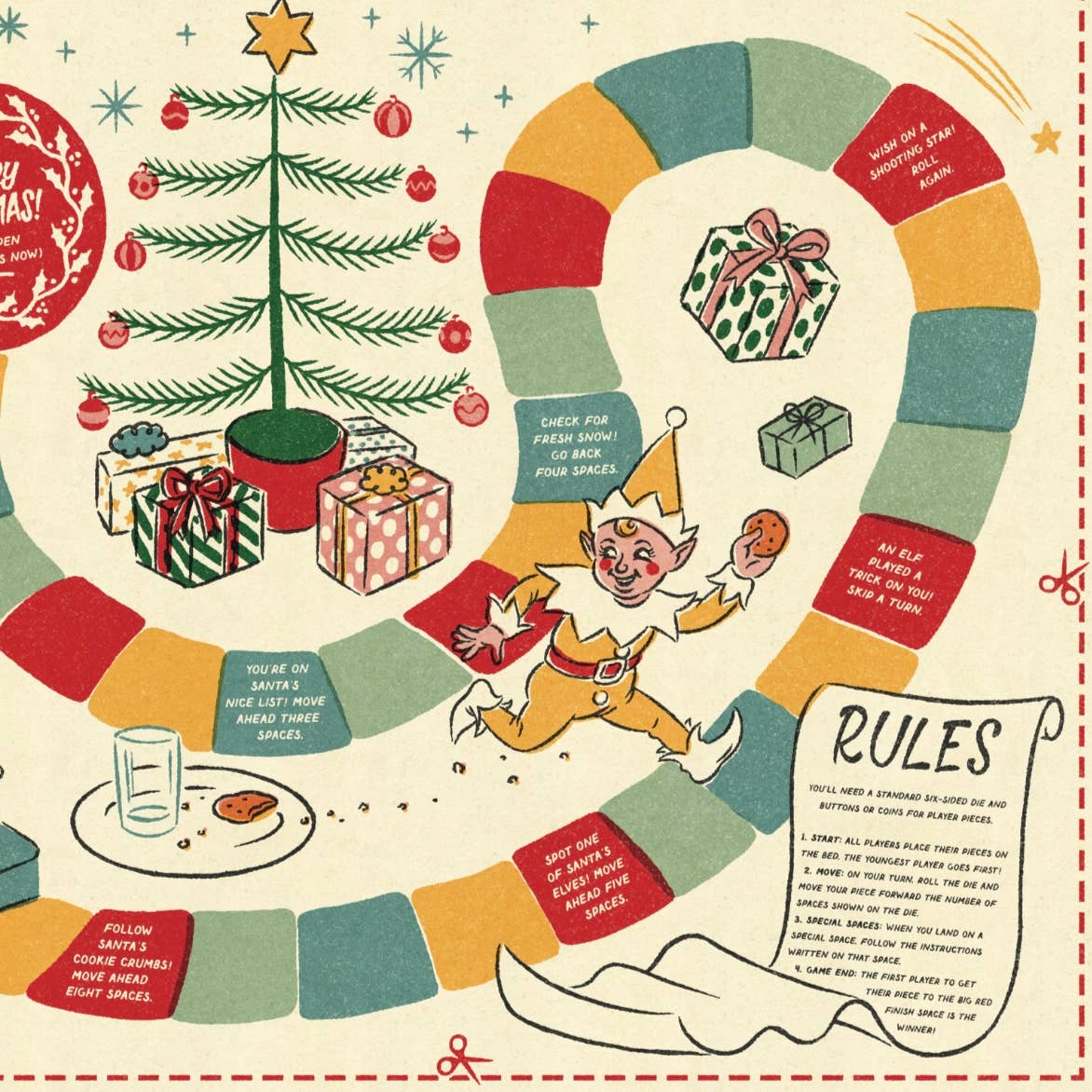 Holiday Game Board Gift Bag - Image 3