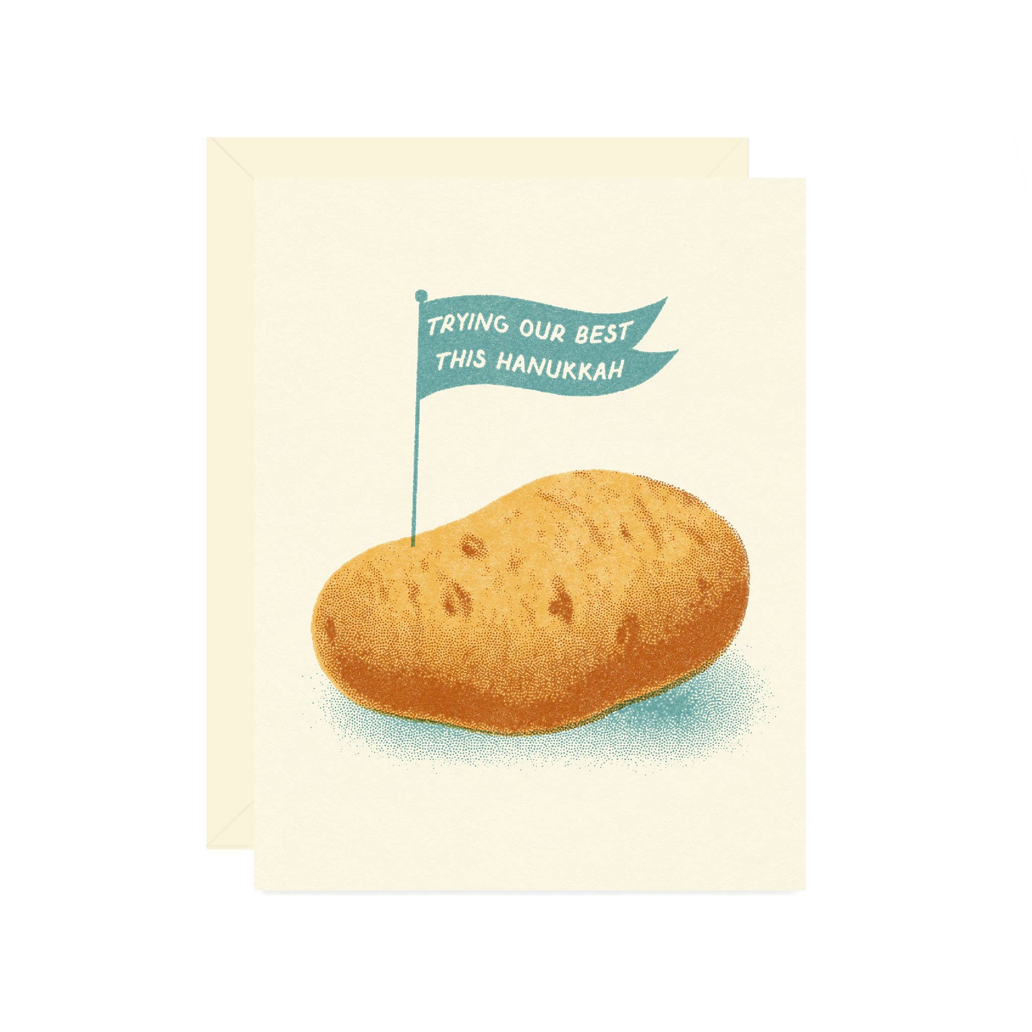 Potato for Hanukkah Card