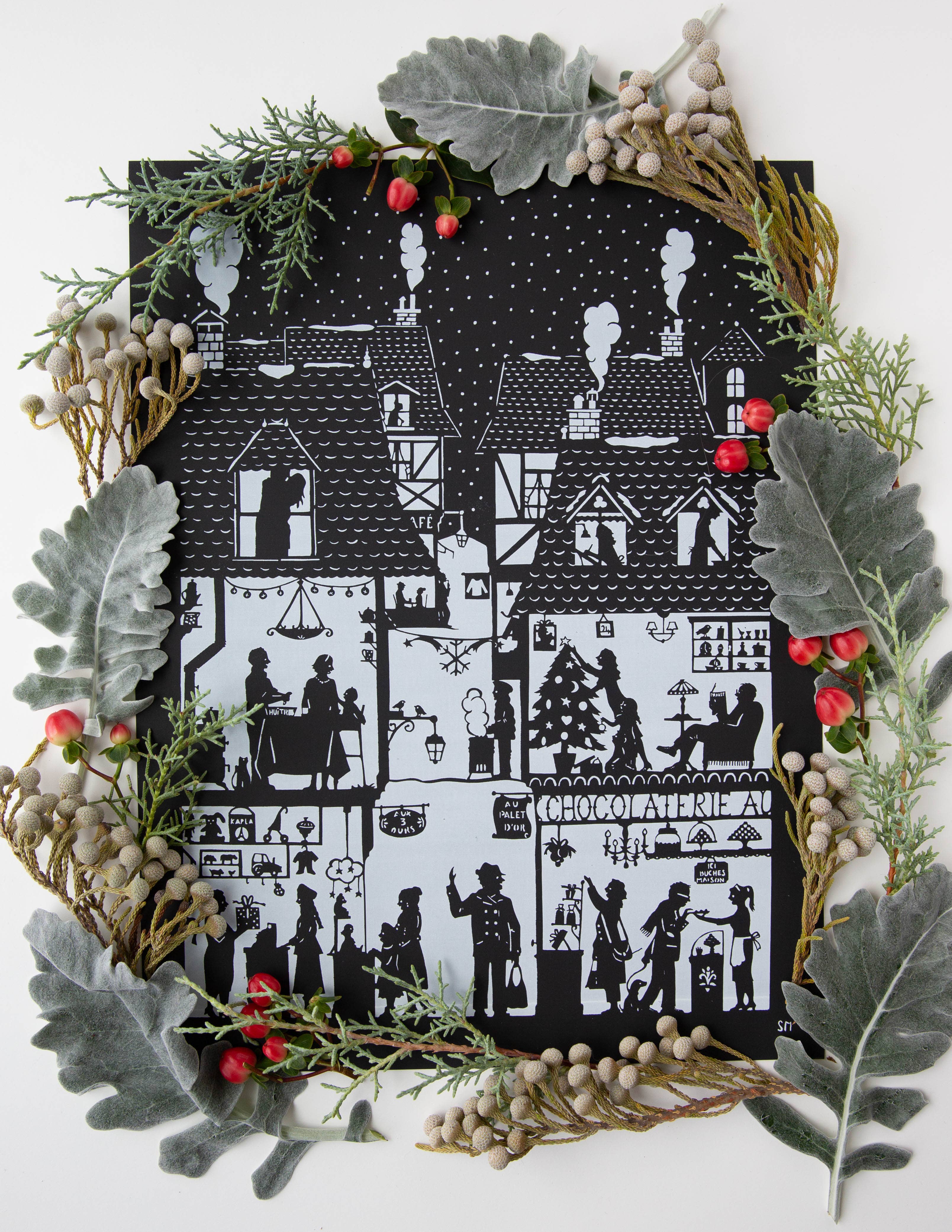 Preparations Noel 12 x 16 Art Print