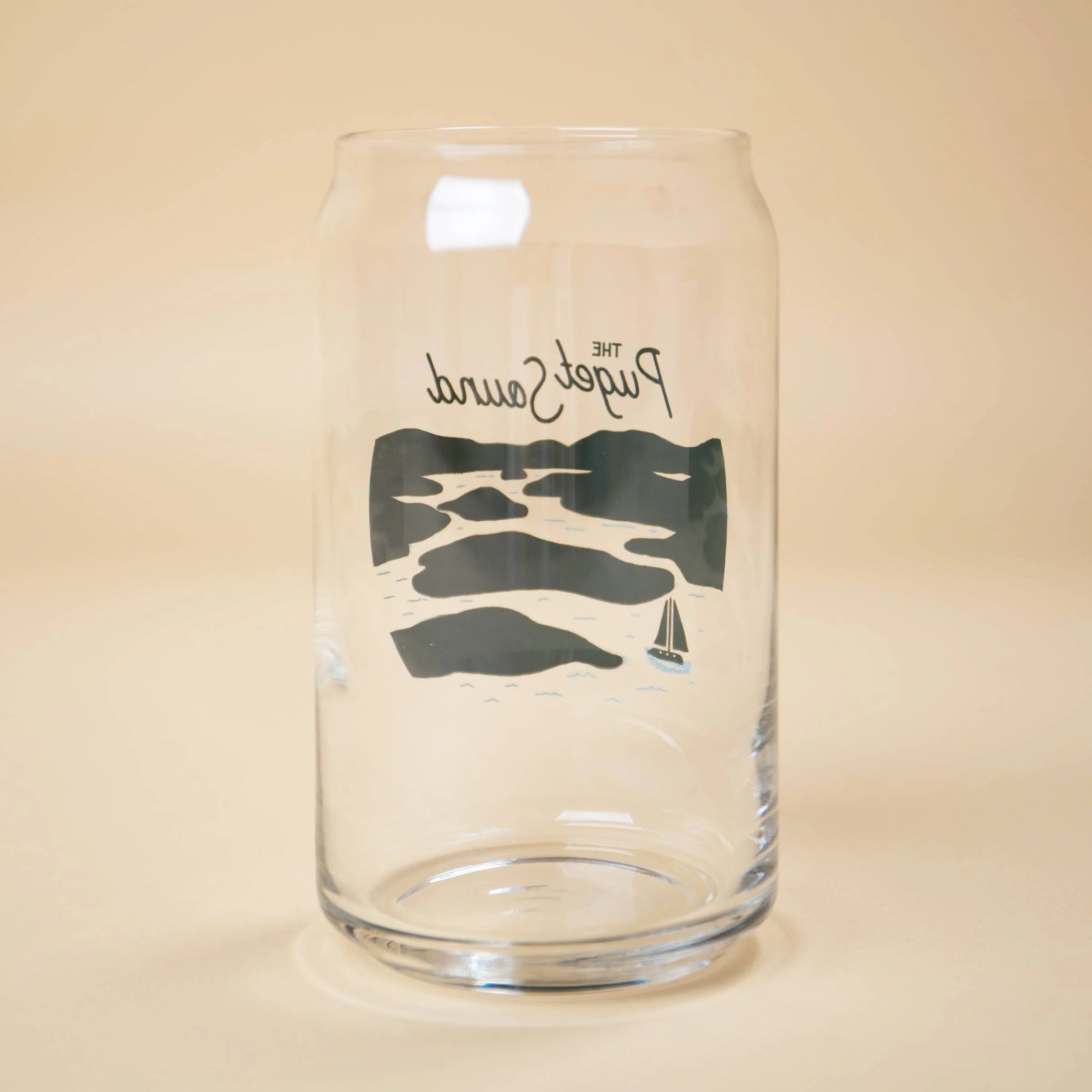 Puget Sound Beer Can Glass - Image 2