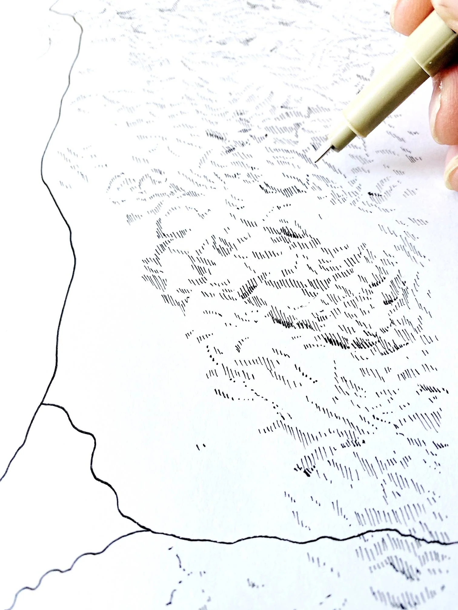 Puget Sound Topo Map Print - Image 5