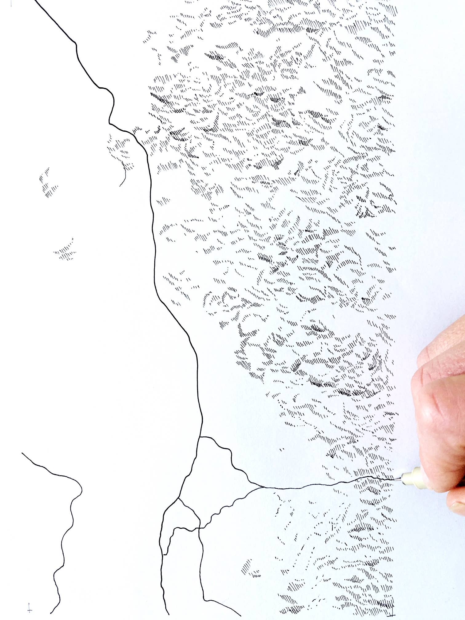 Puget Sound Topo Map Print - Image 6