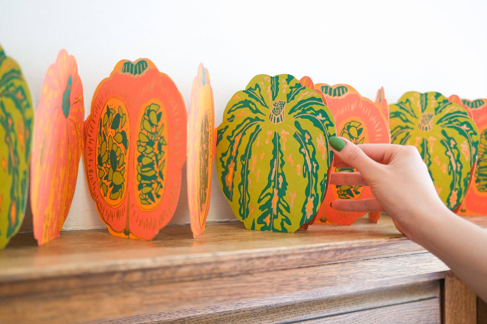 Pumpkins & Gourds Concertina Garland - Image 4