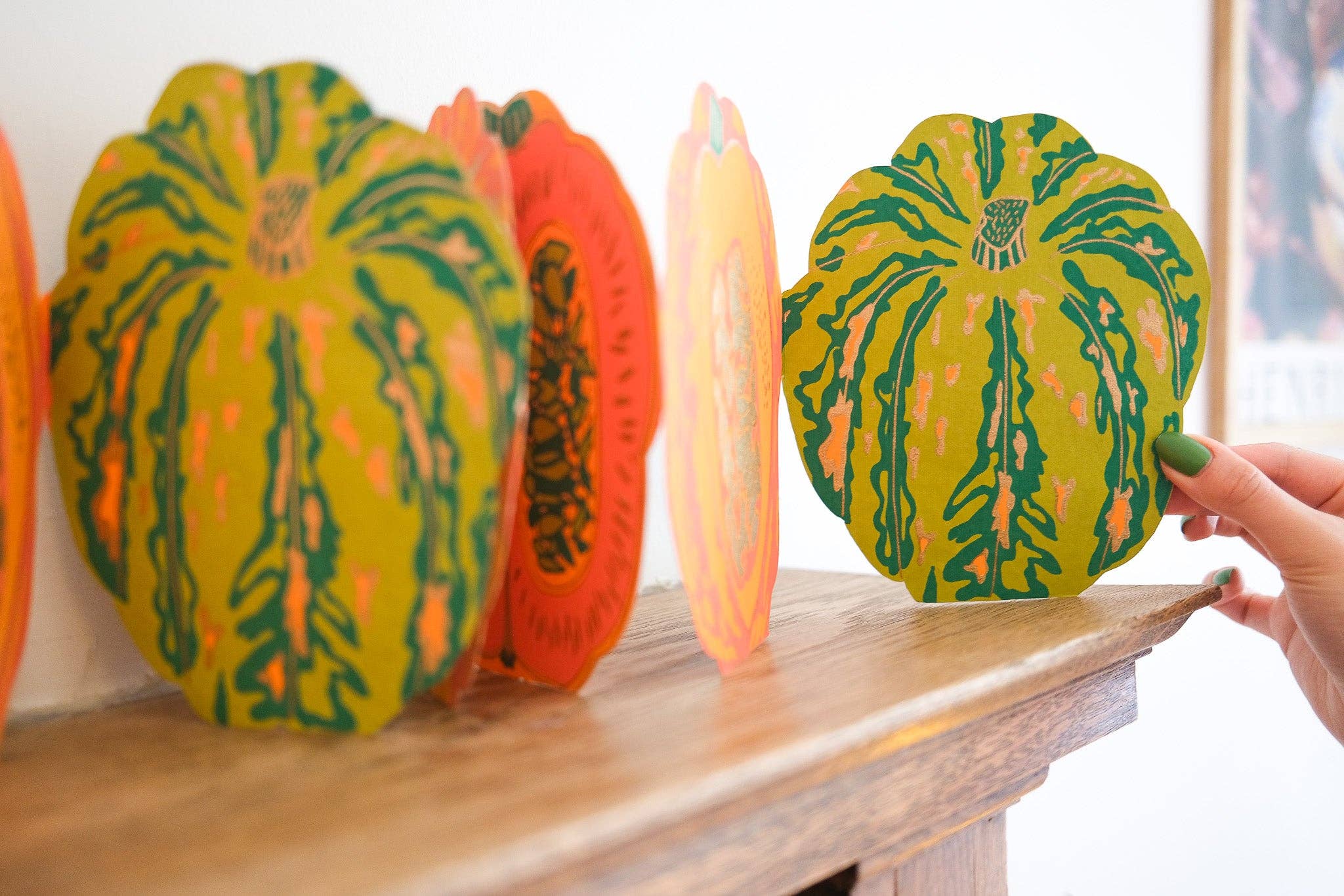 Pumpkins & Gourds Concertina Garland - Image 5
