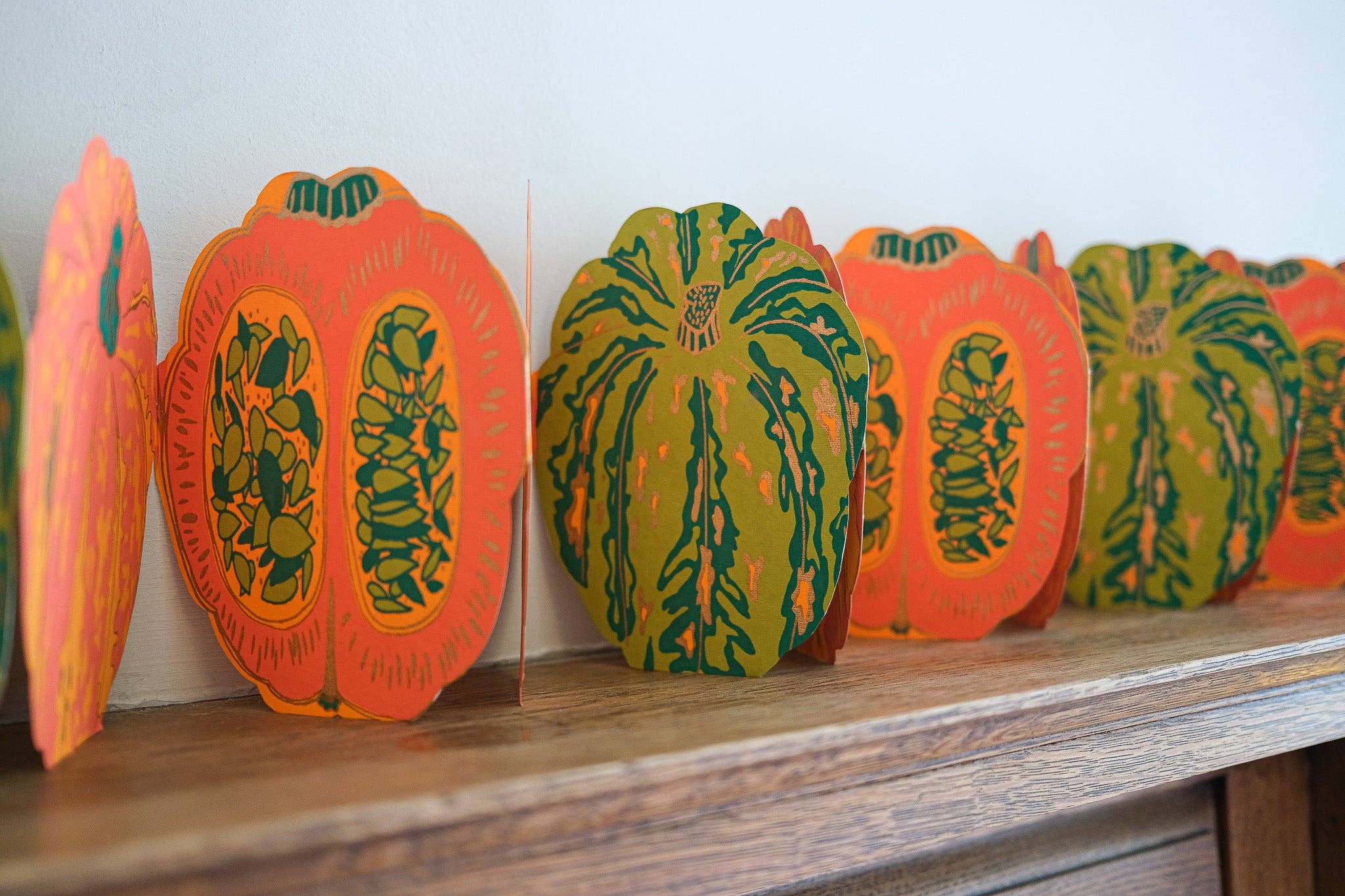 Pumpkins & Gourds Concertina Garland - Image 7