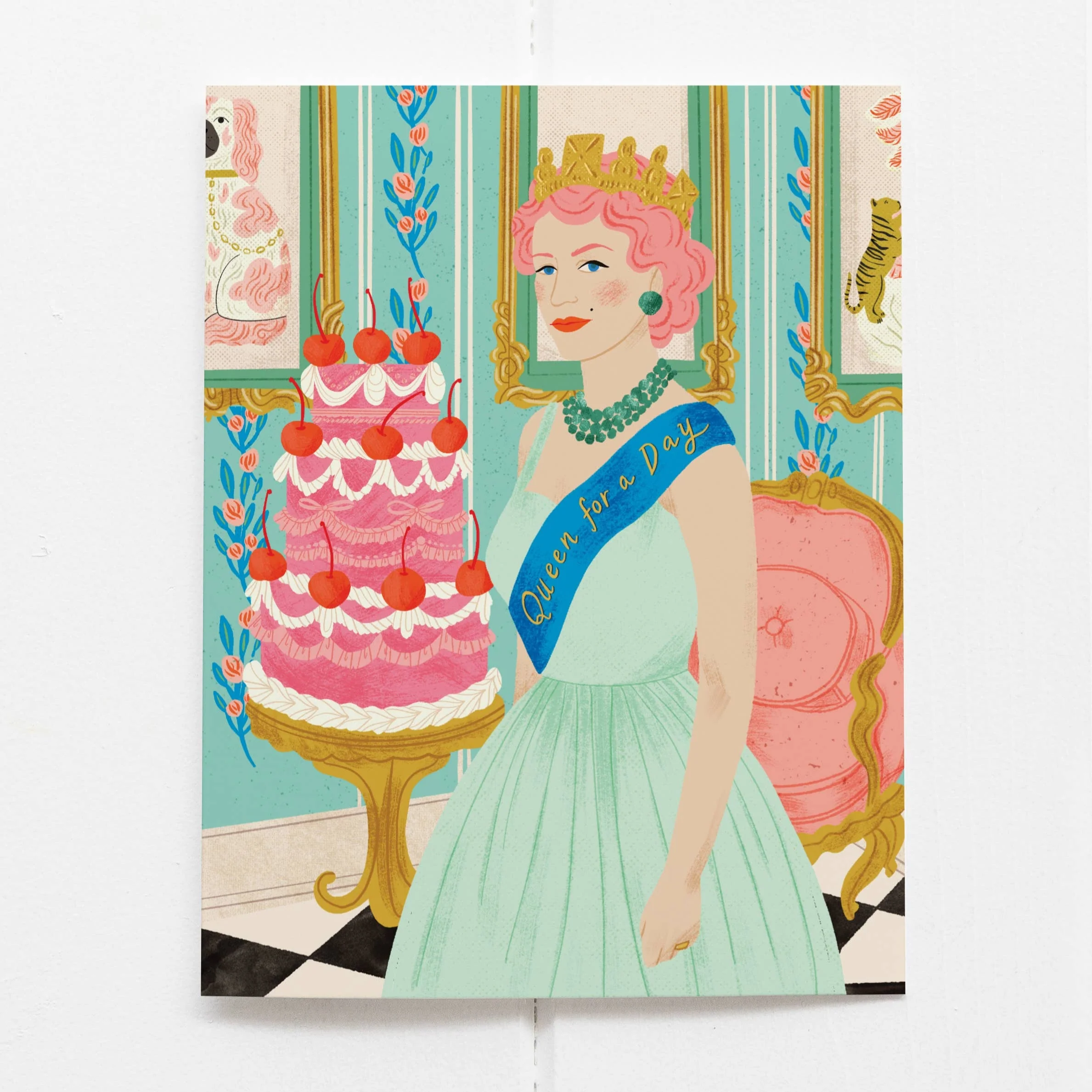 Queen For A Day Birthday Card