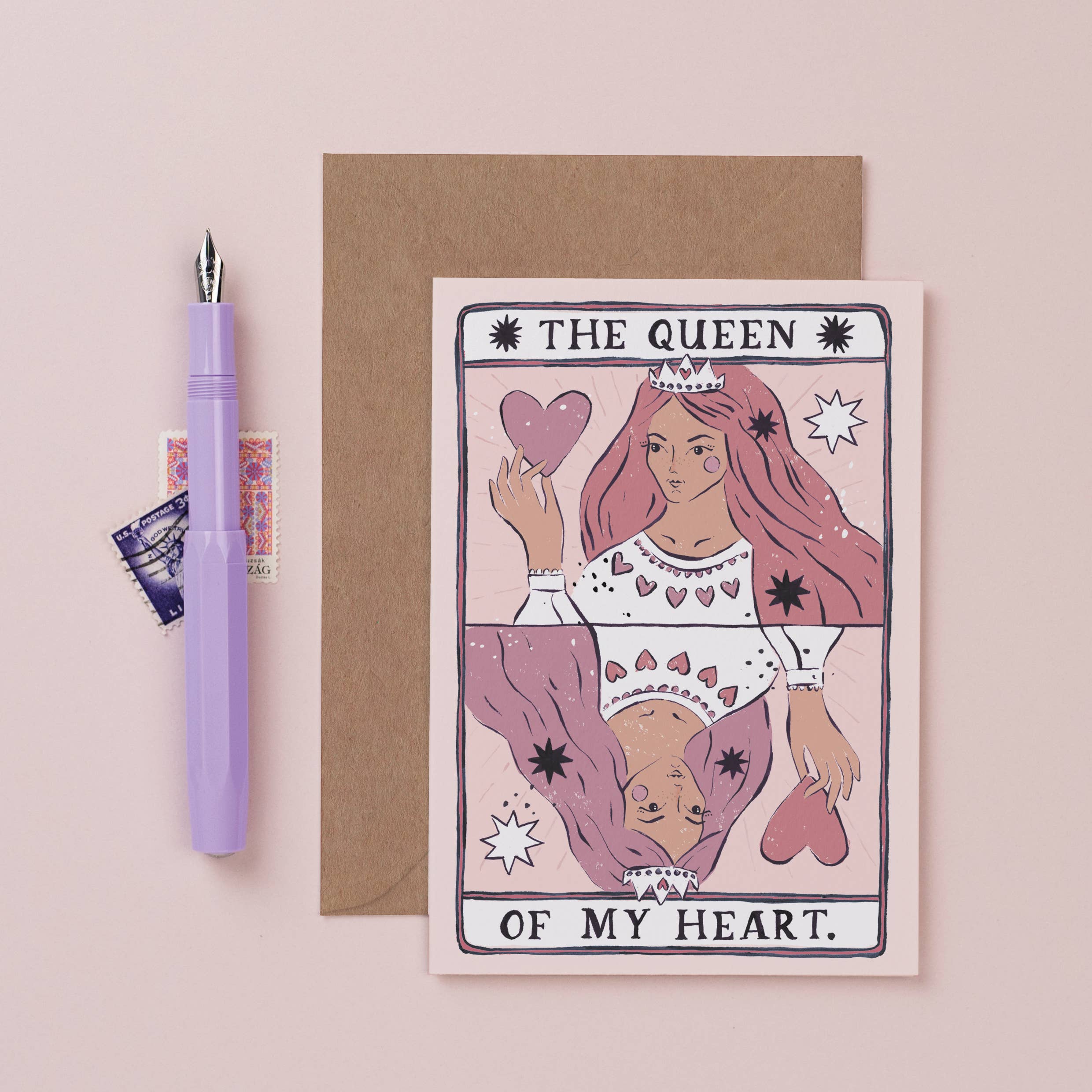 Queen of My Heart Love Card - Image 2