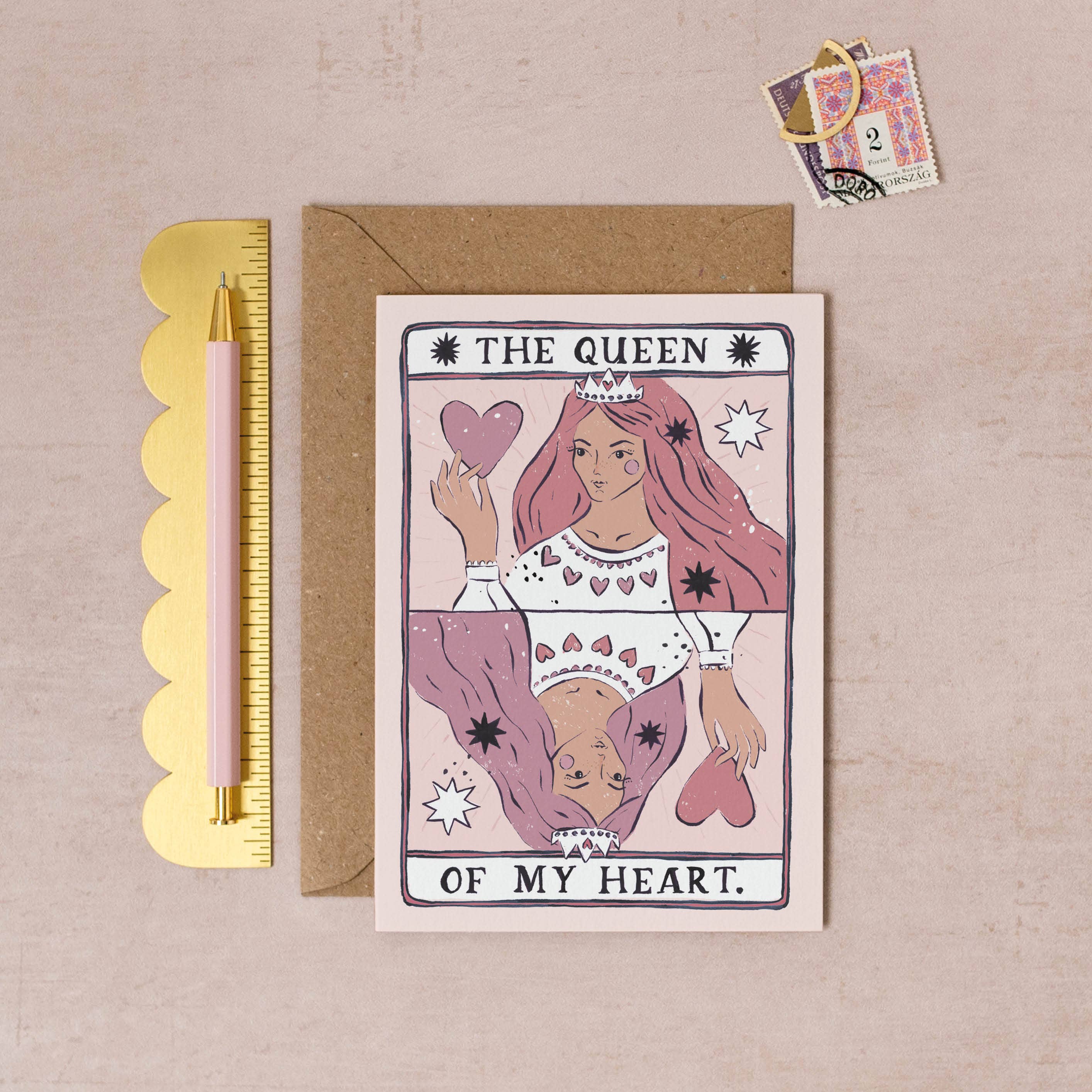 Queen of My Heart Love Card - Image 3