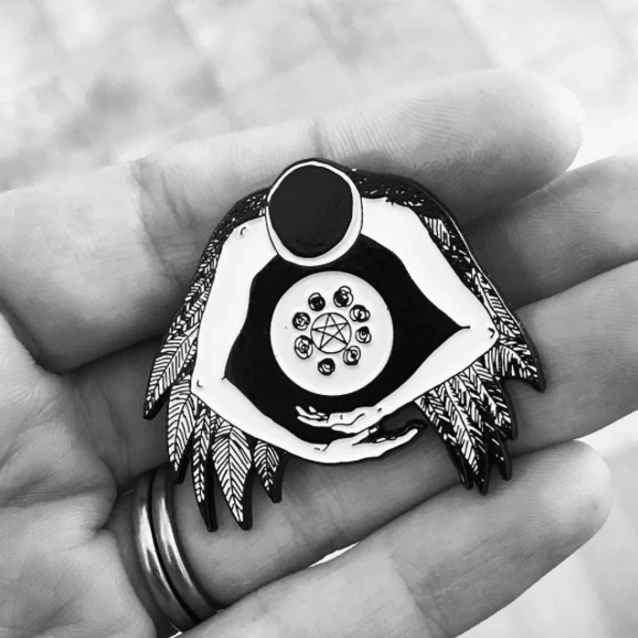 Queen of Pentacles Enamel Pin