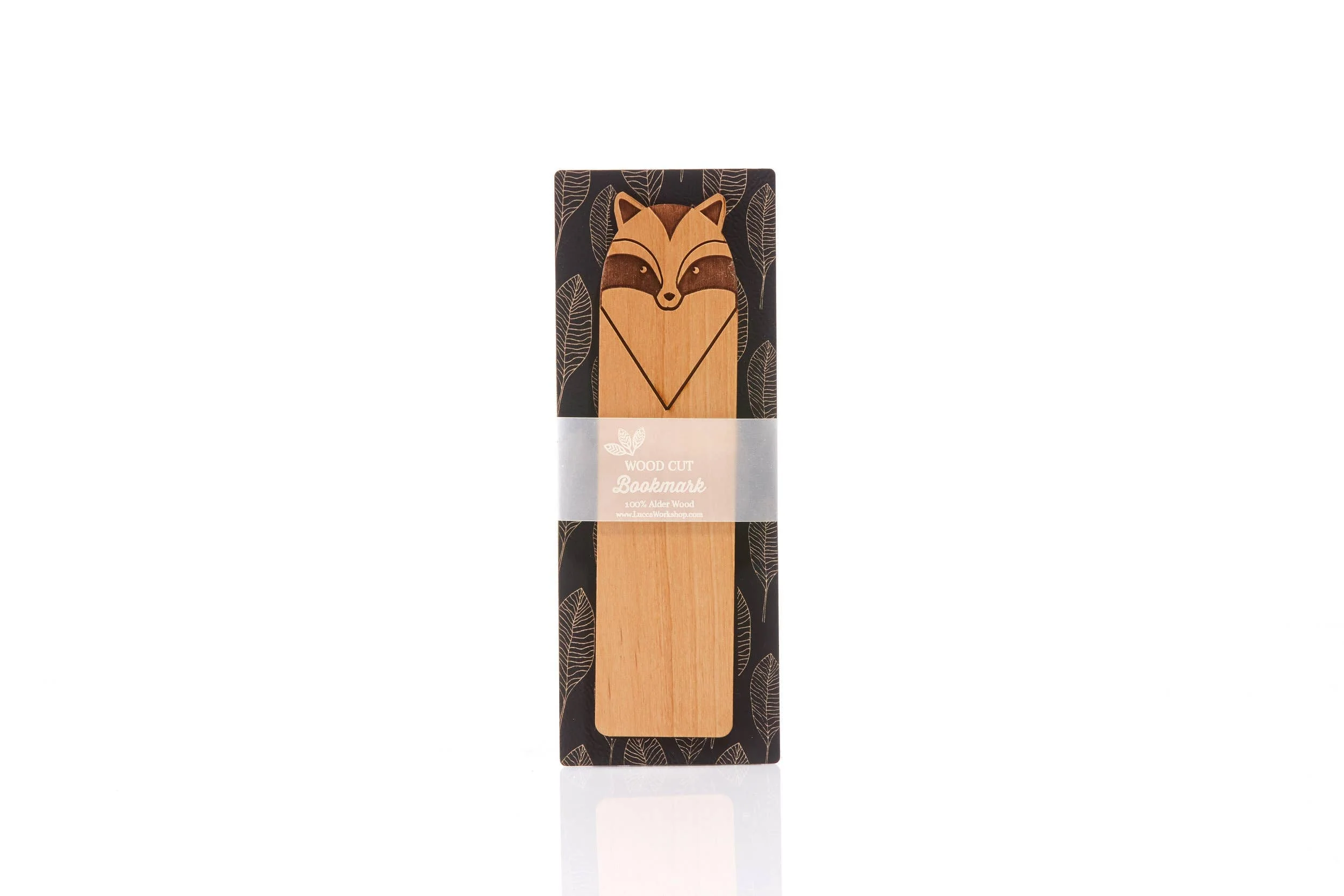 Raccoon Wood Bookmark