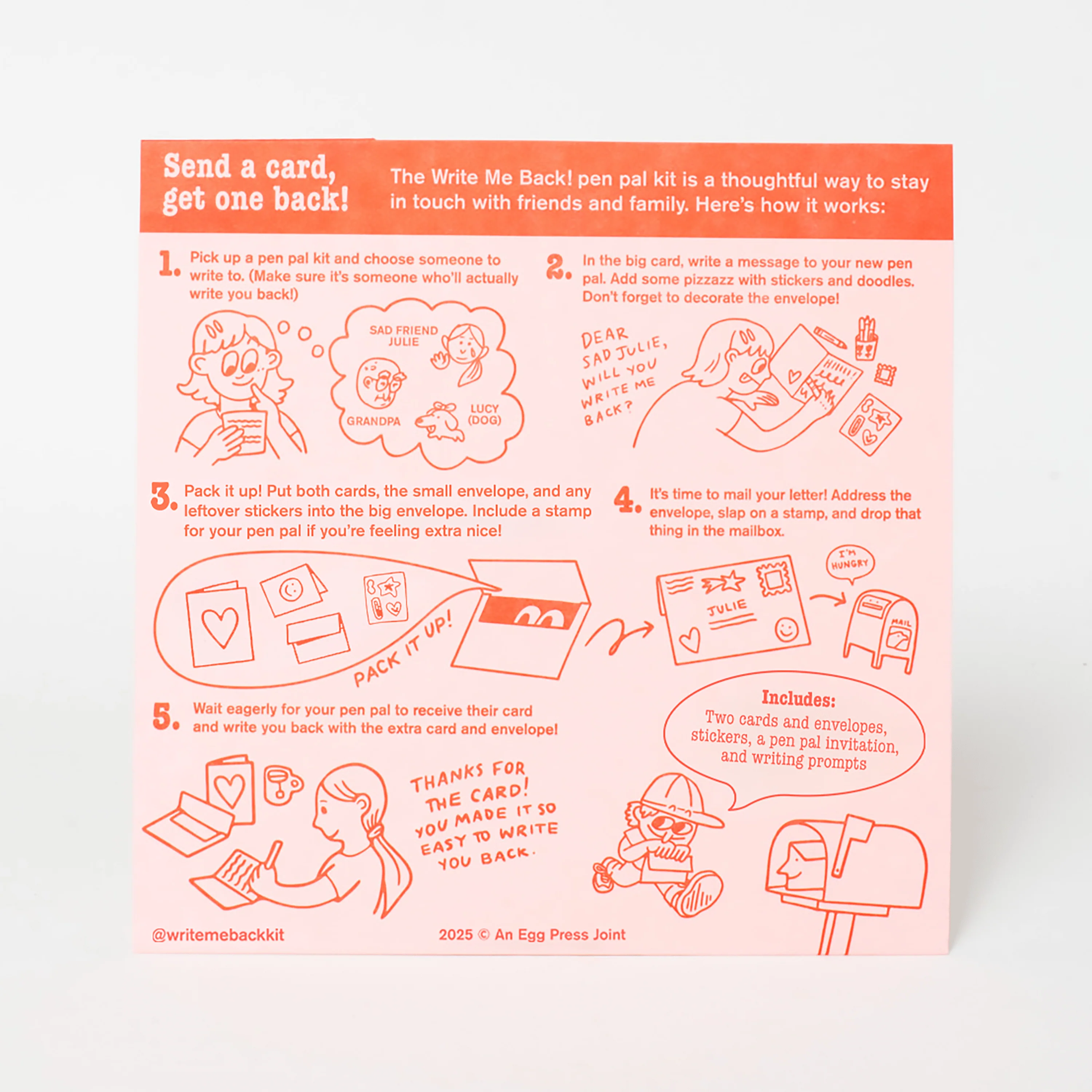 Rain Walk + Crow Pen Pal Kit - Image 3