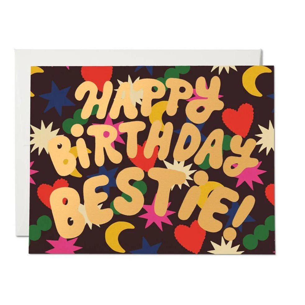 Bestie Birthday Card