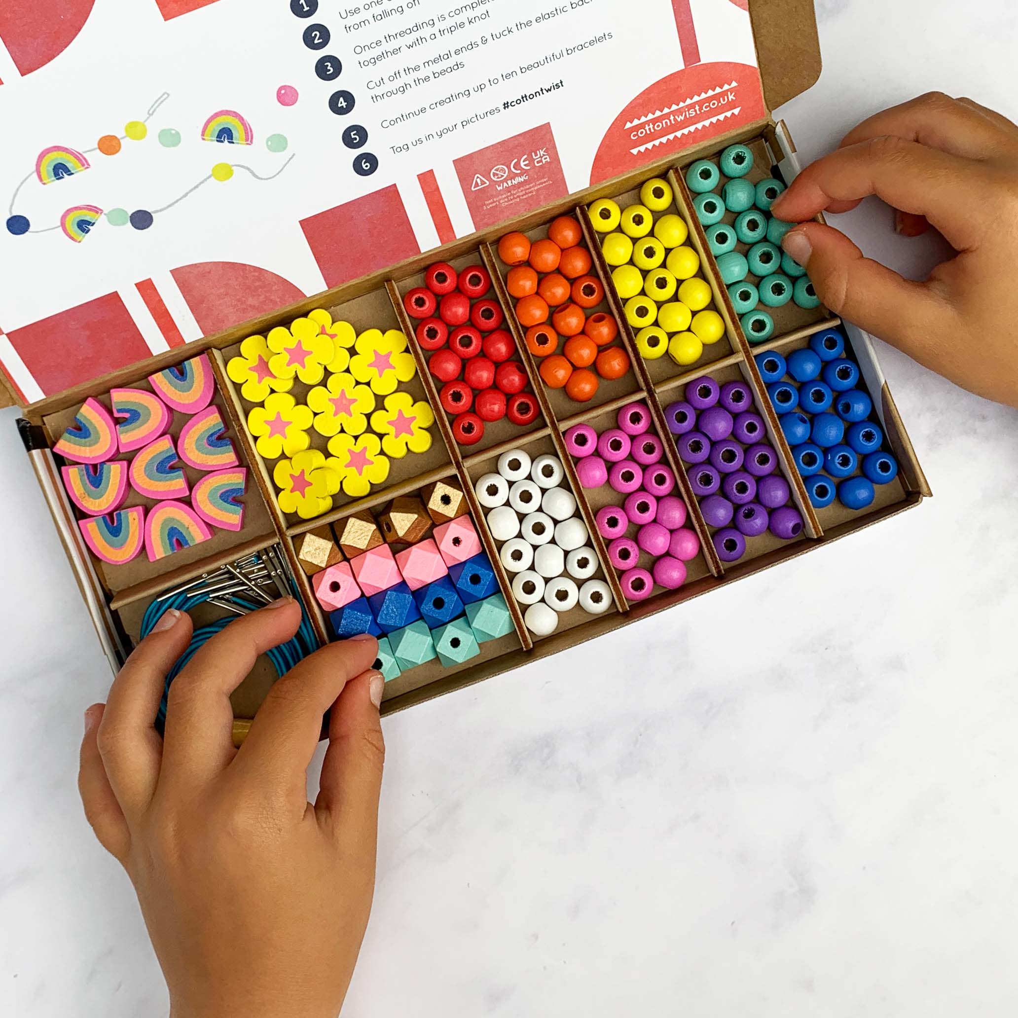 Bracelet Making Kit: Rainbow Colors - Image 4