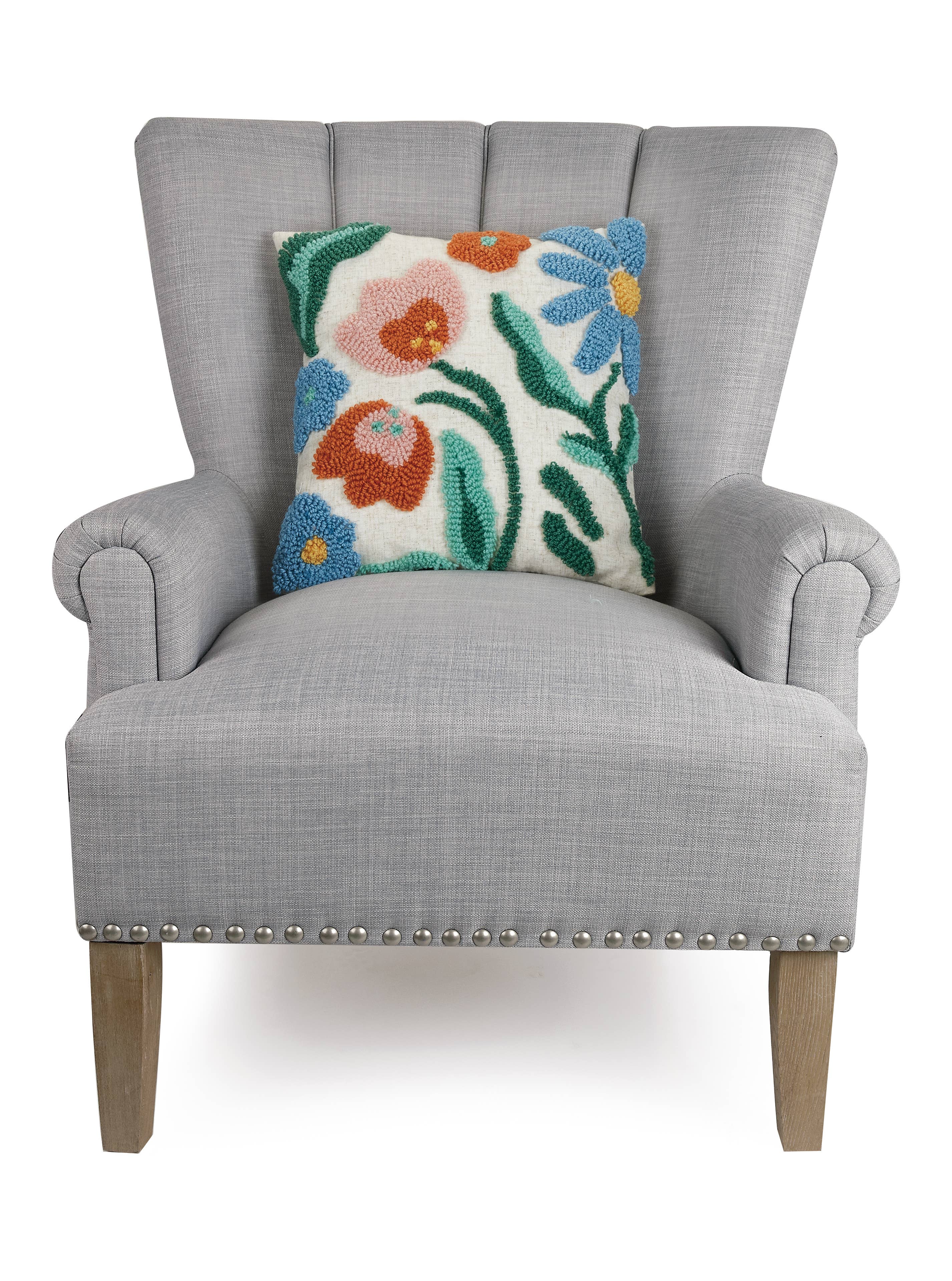Rainbow Florals Hook Pillow - Image 2