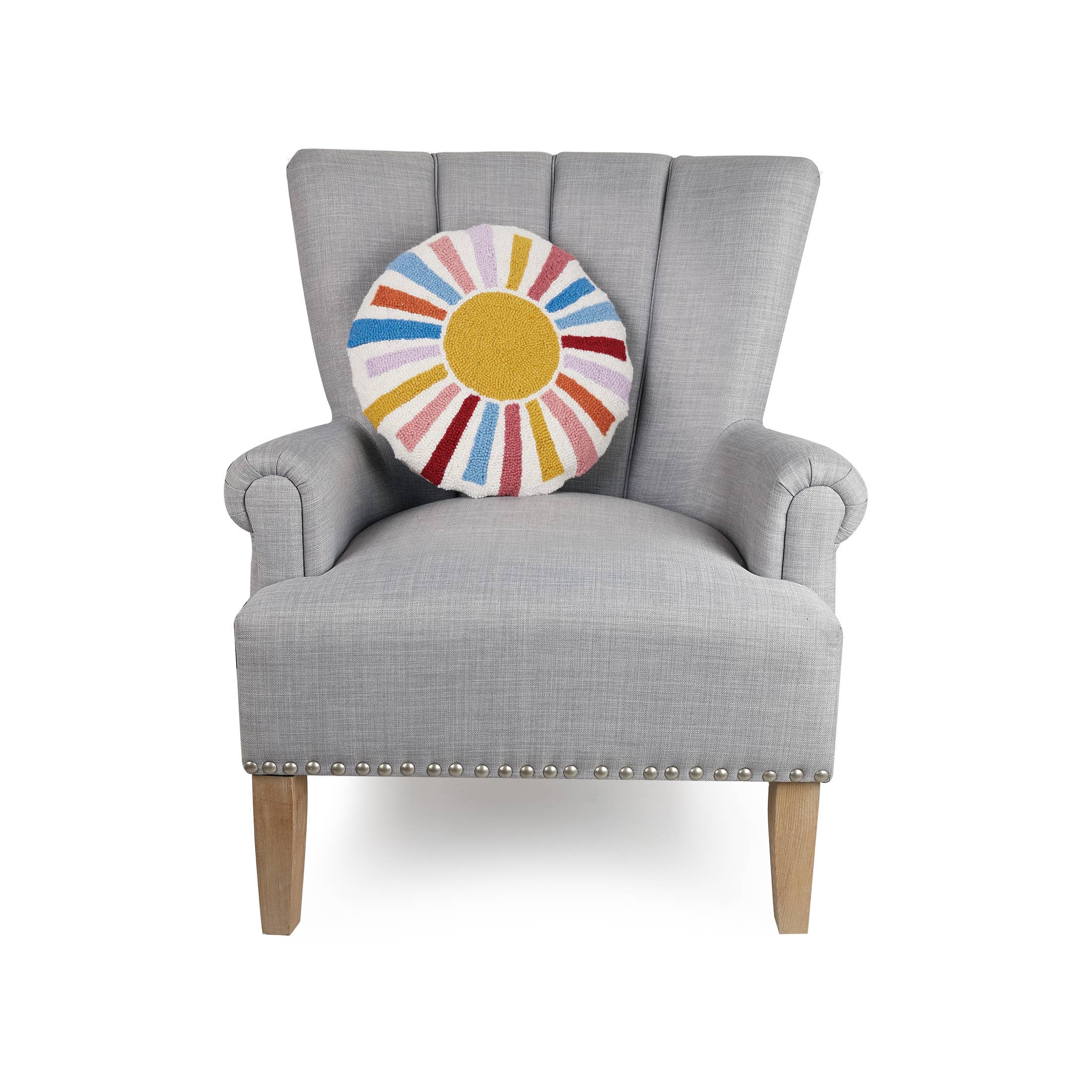 Rainbow Sun Hook Pillow - Image 2