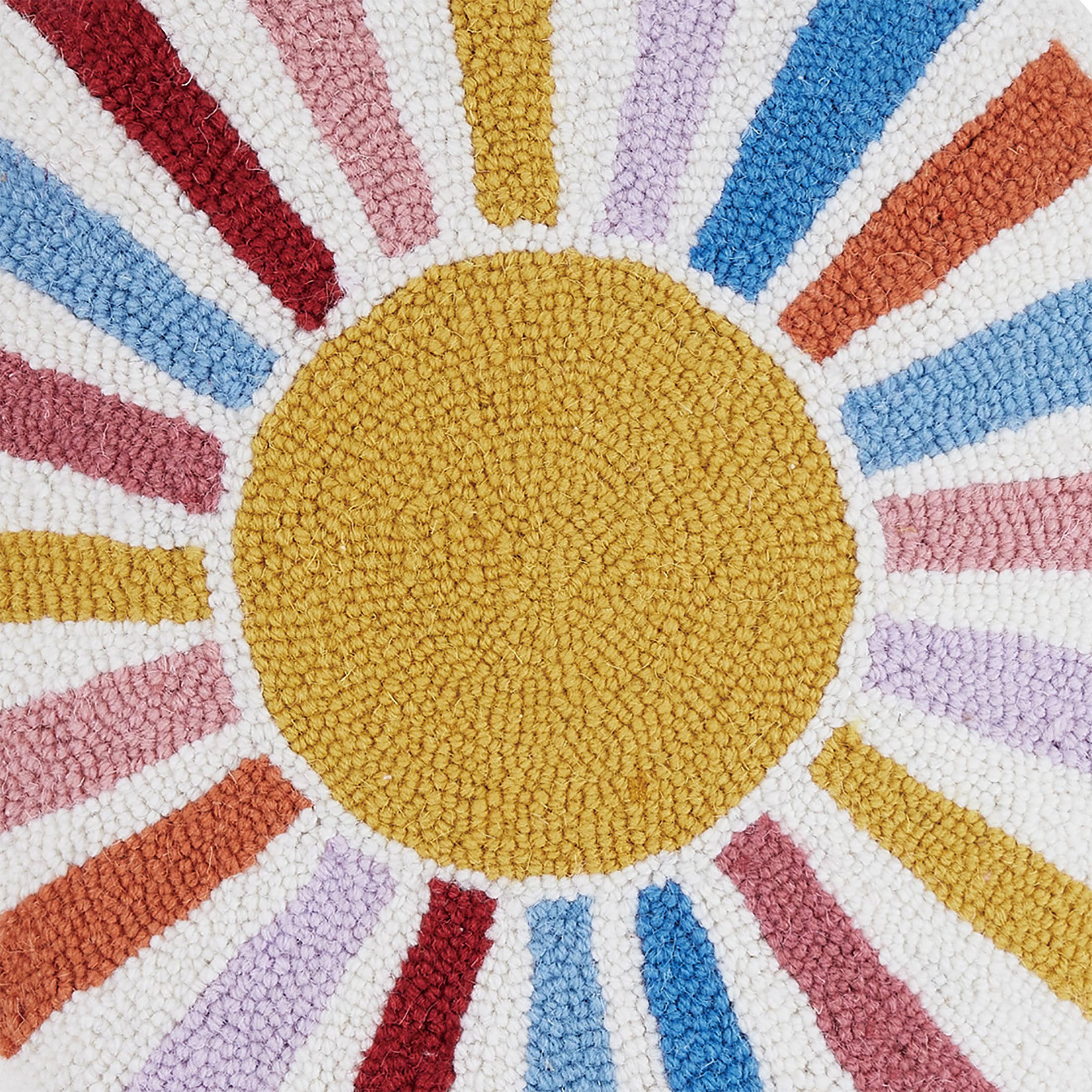 Rainbow Sun Hook Pillow - Image 3