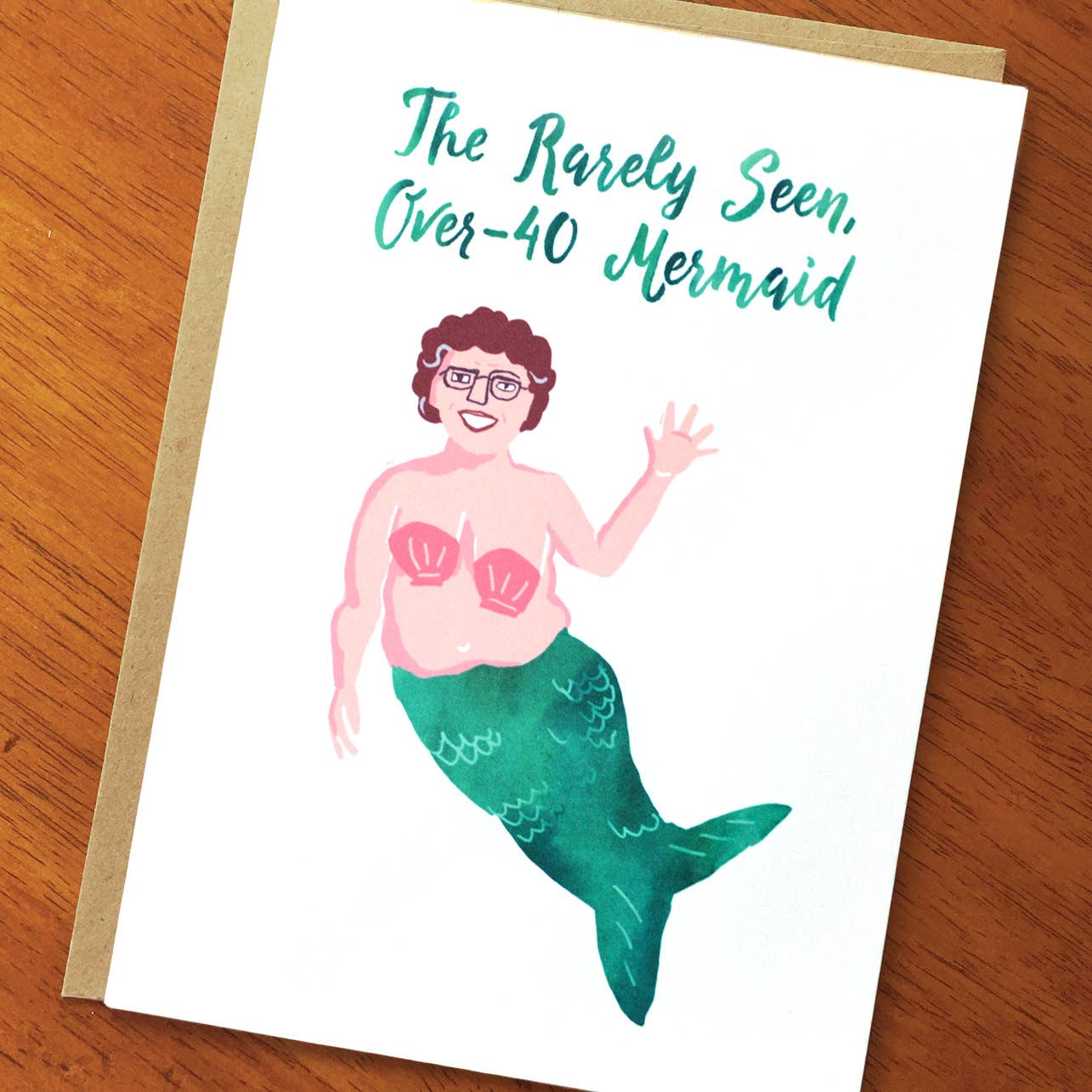 Over 40 Mermaid Birthday Card - Image 2